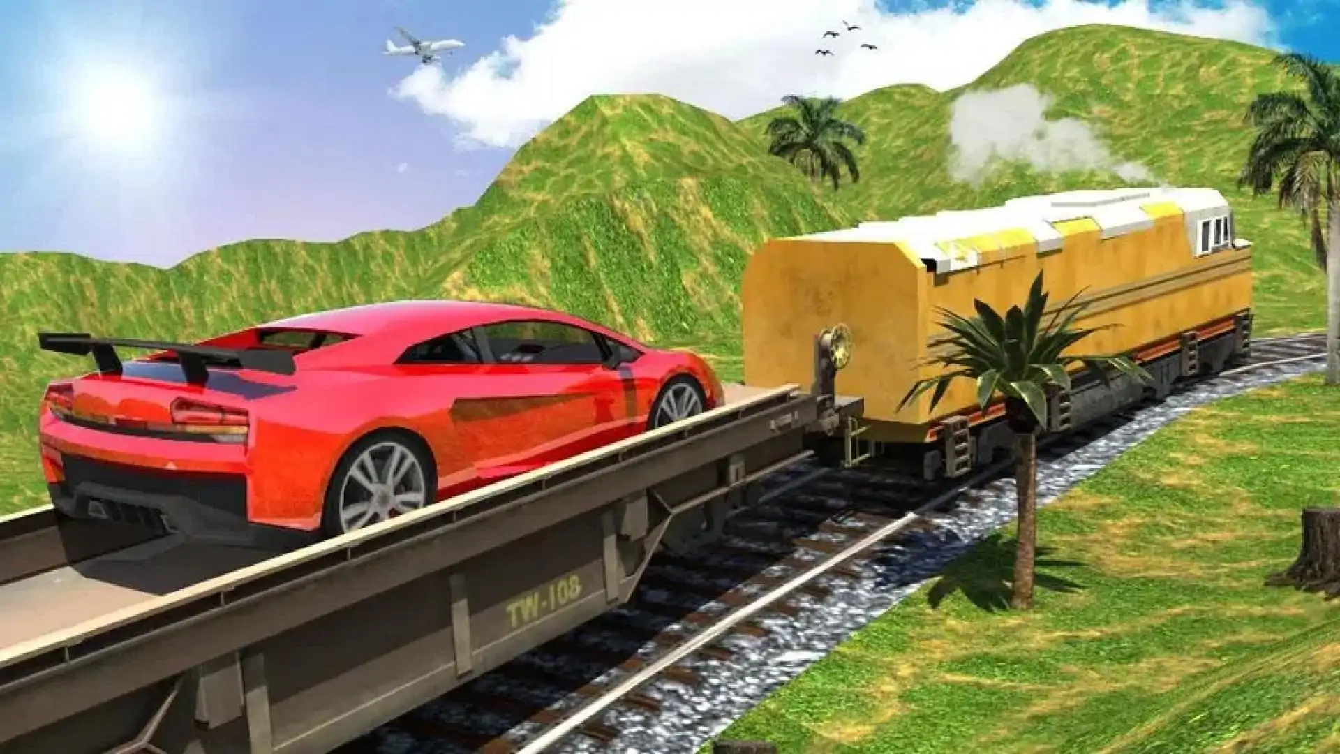 疯狂汽车货运列车驾驶3D