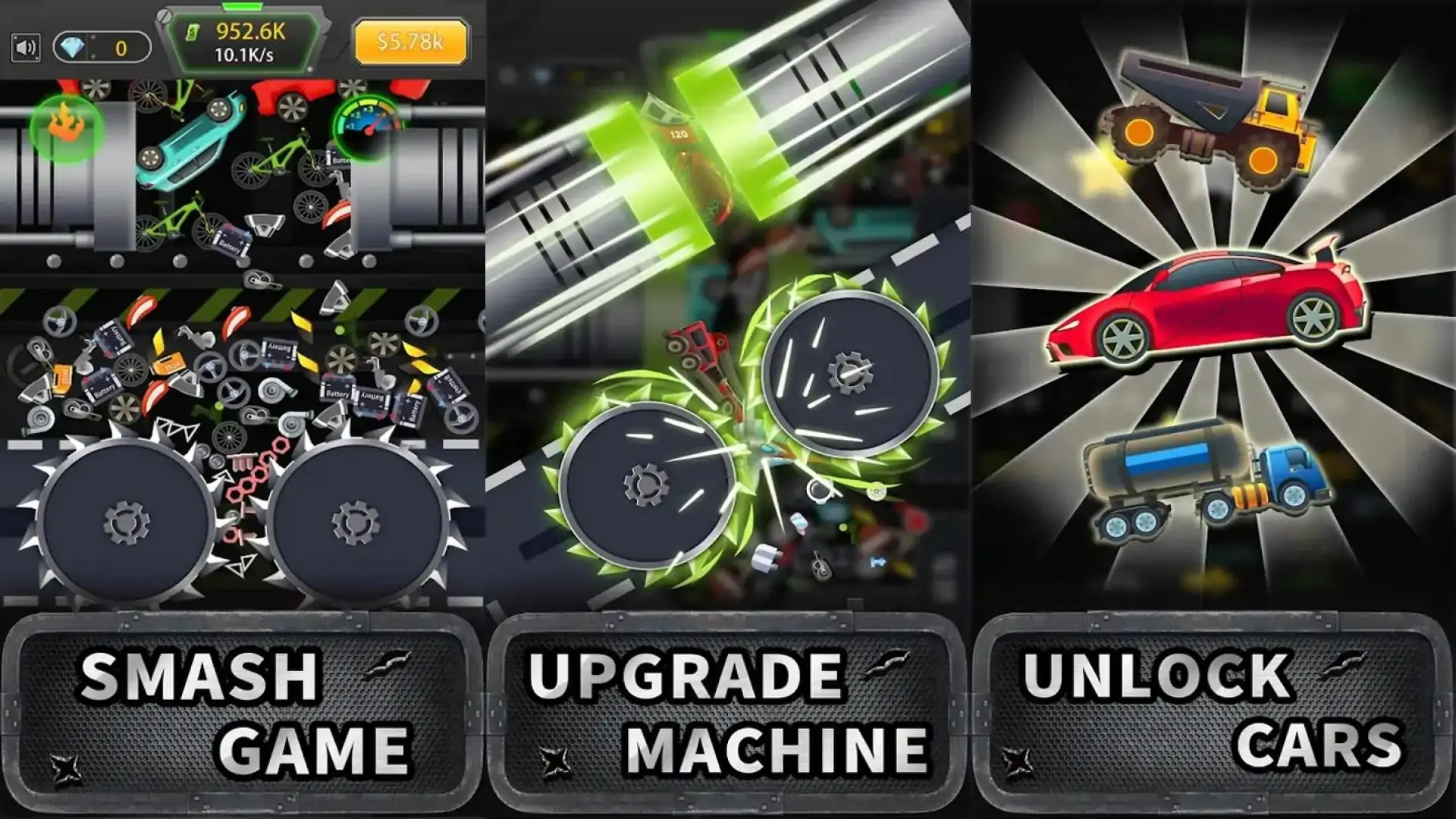 超级粉碎机 - 汽车粉碎模拟器