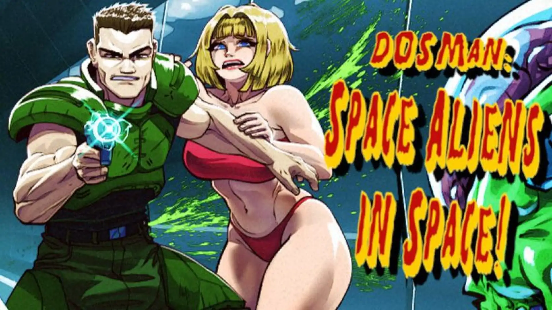 DOSMan: Space Aliens in Space!