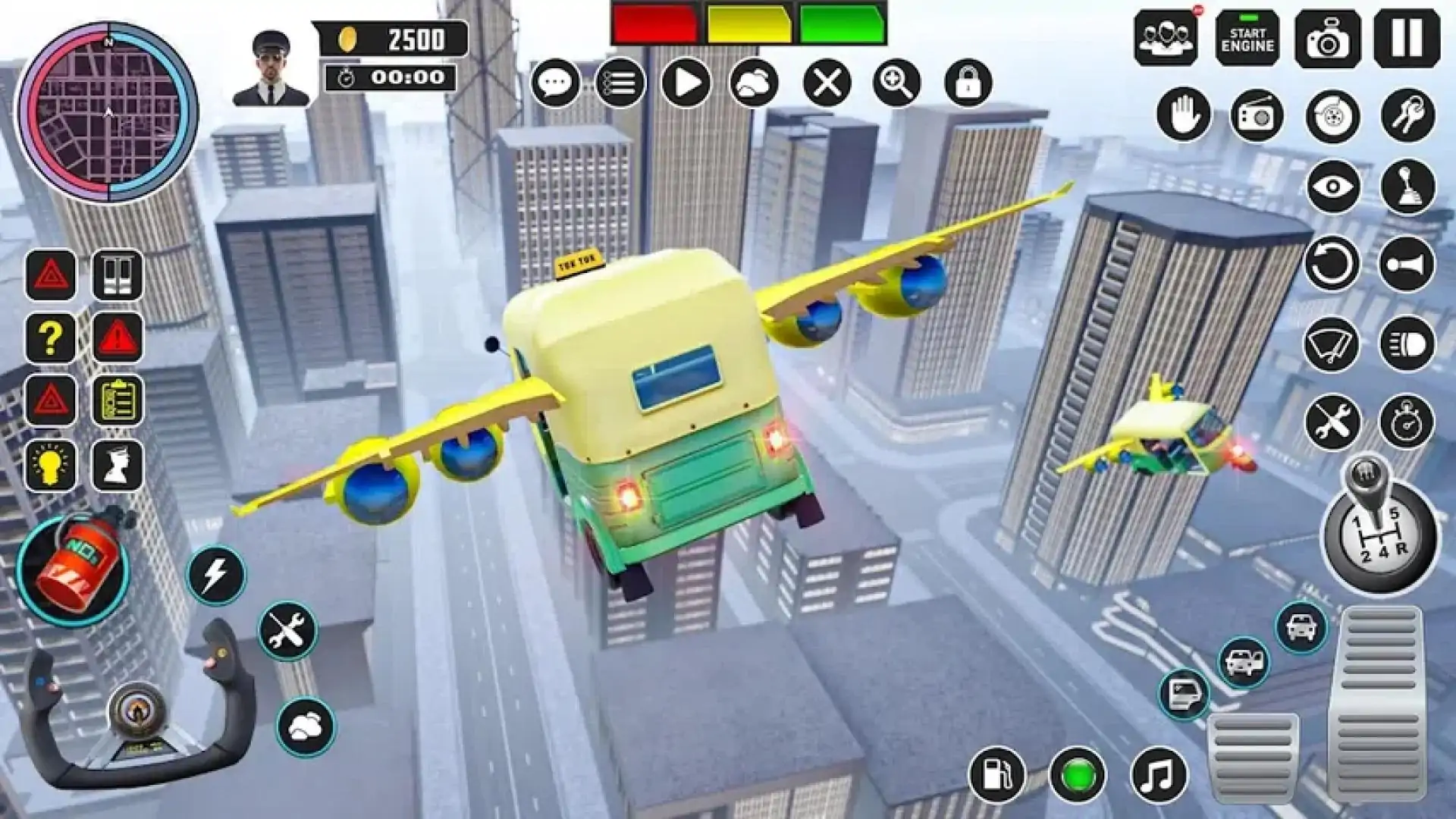 自动人力车3D：嘟嘟车游戏