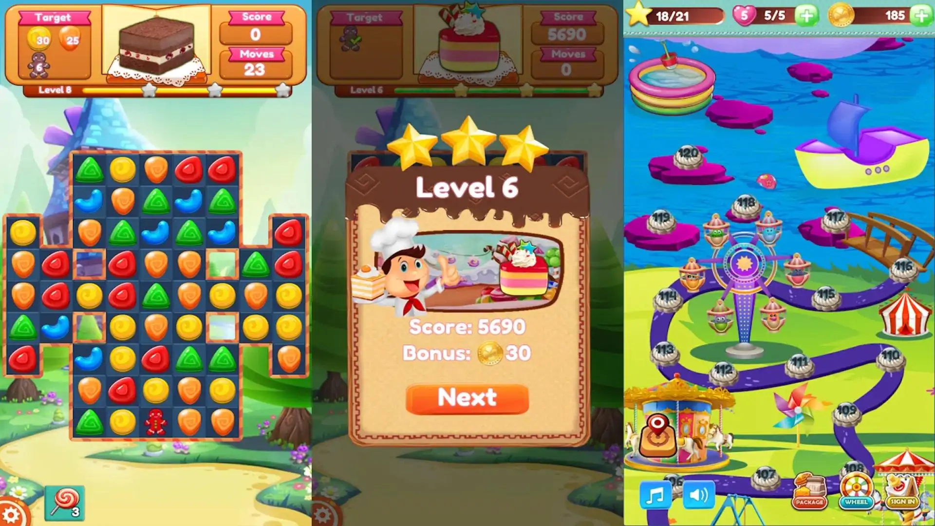 Cookies：TripleTown（三消游戏）
