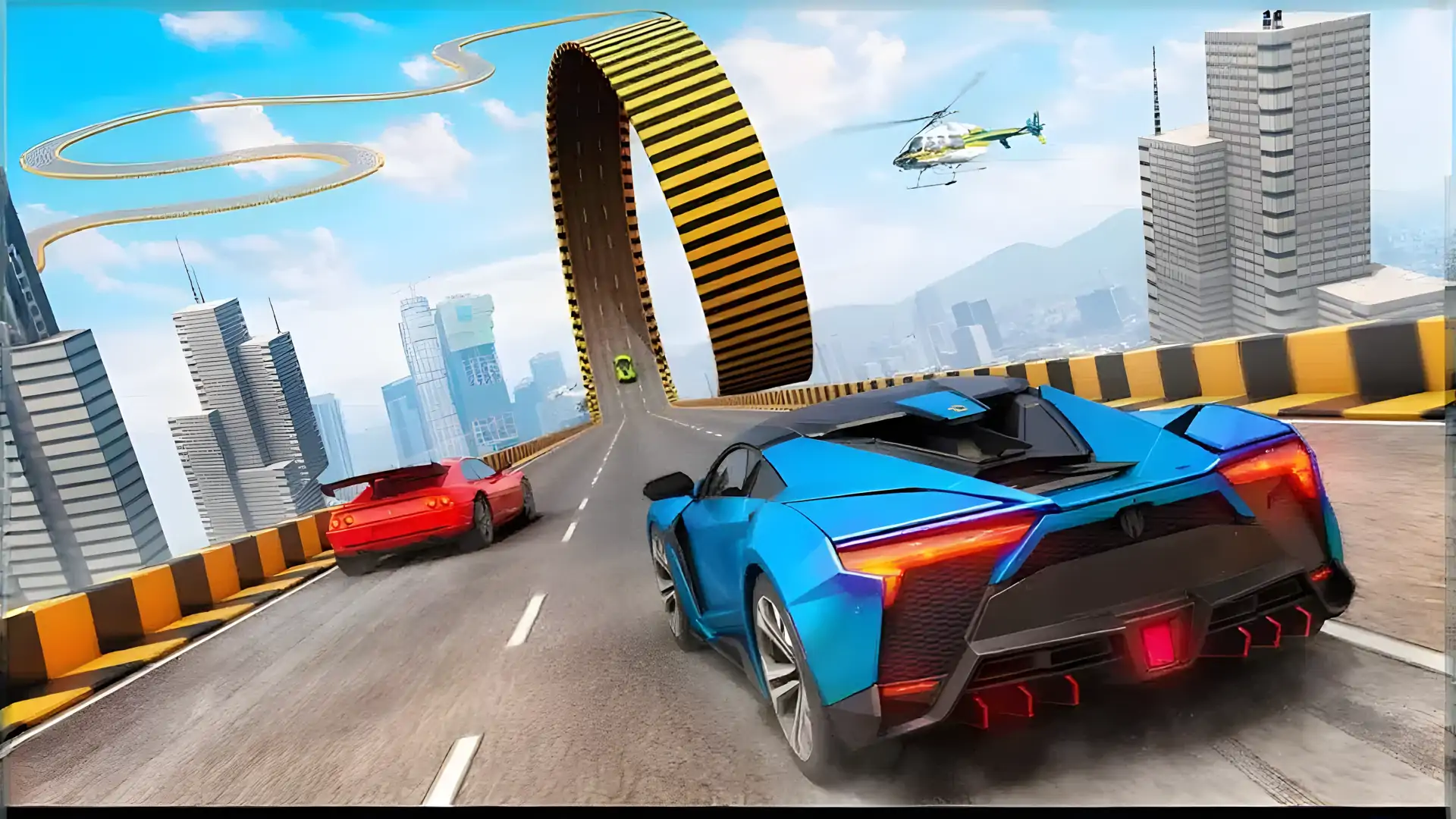 MegaCarStuntRampRaceKing3D-特技赛车游戏