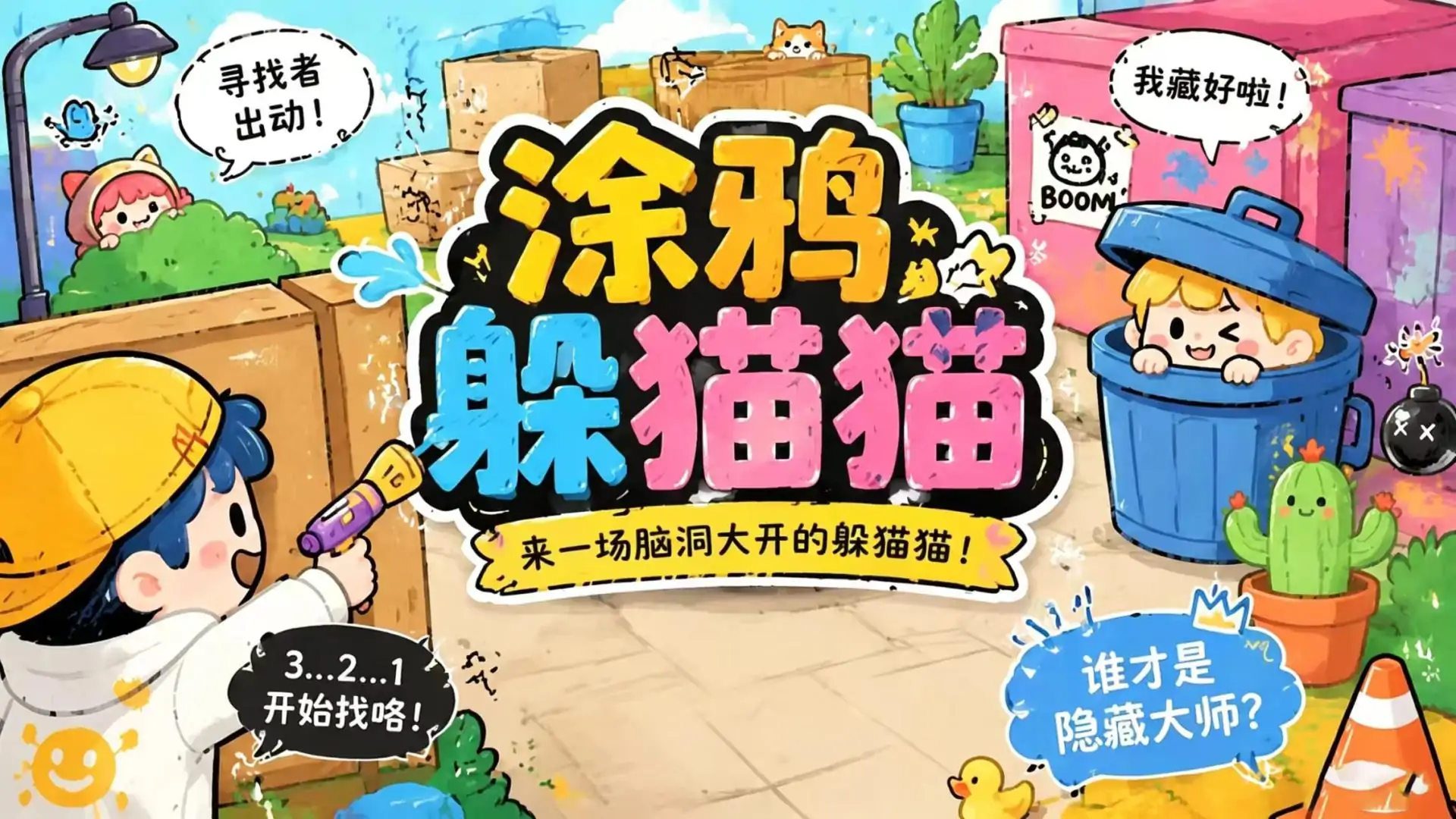 涂鸦躲猫猫