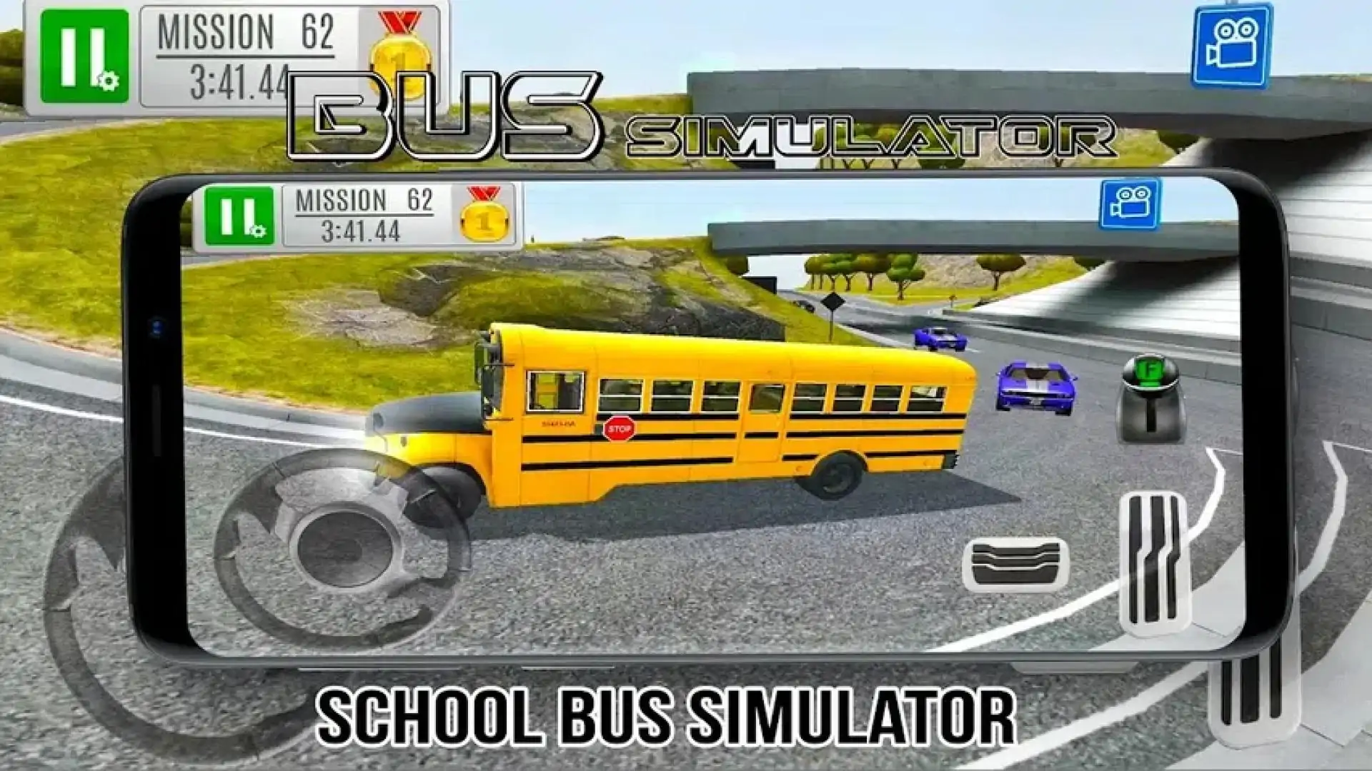 上学日-校车驾驶模拟器3D