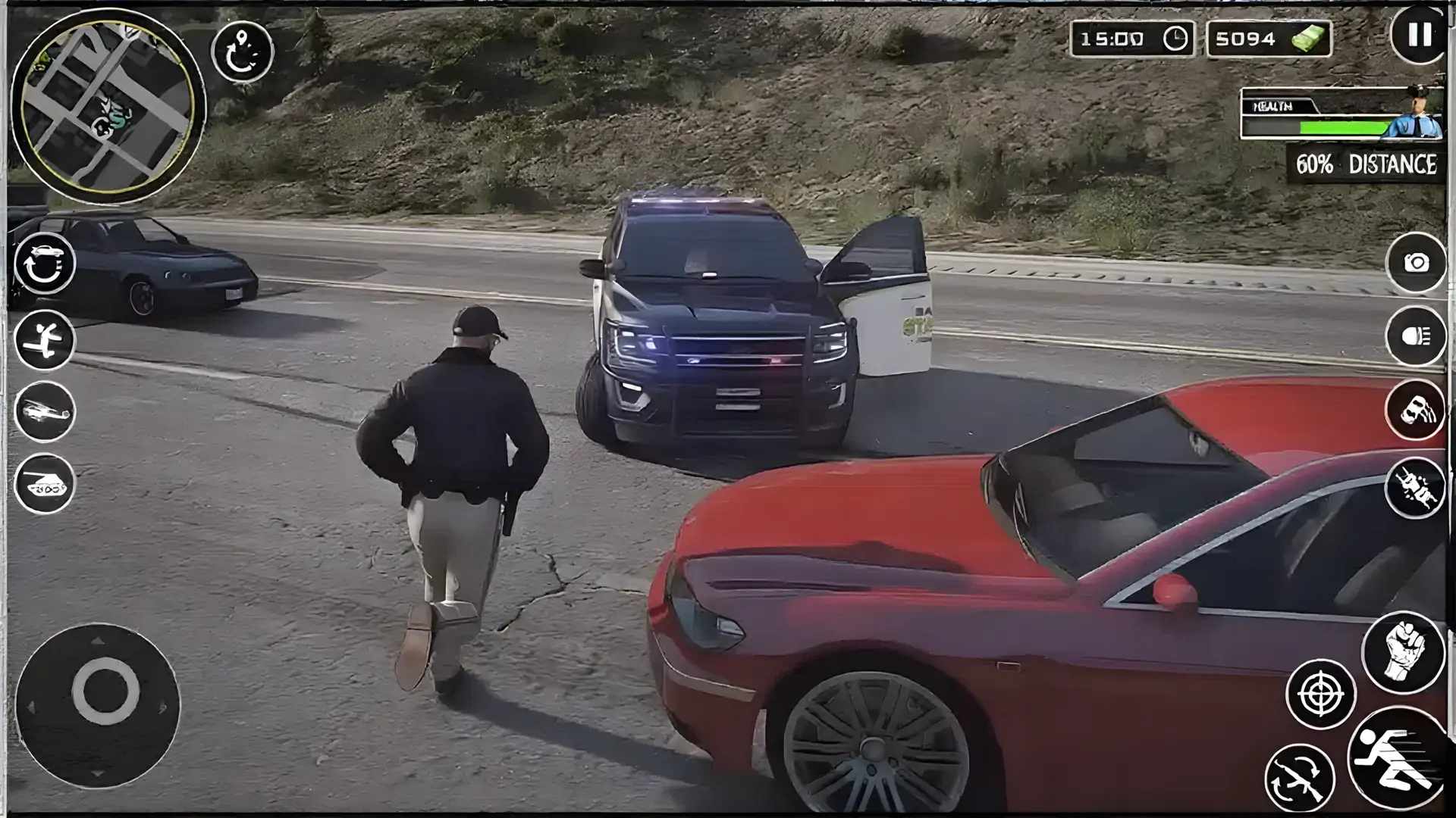 警车追逐游戏