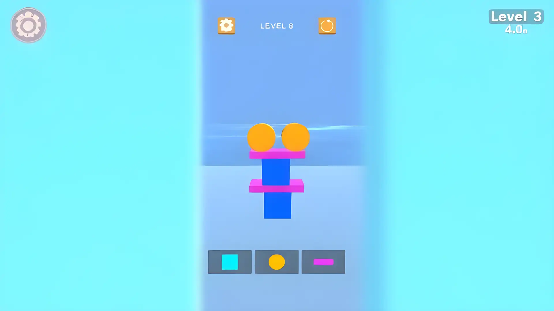 彩色块3d