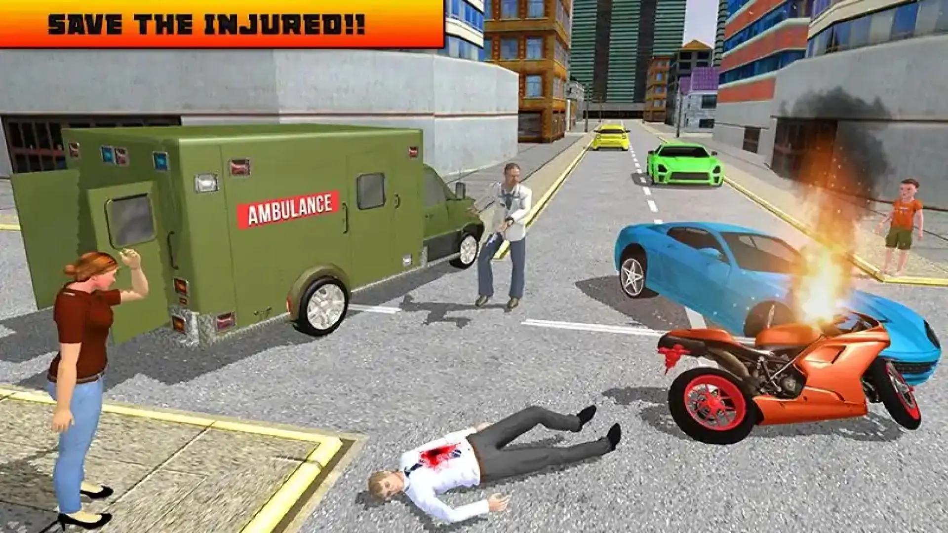 救护车3D模拟器