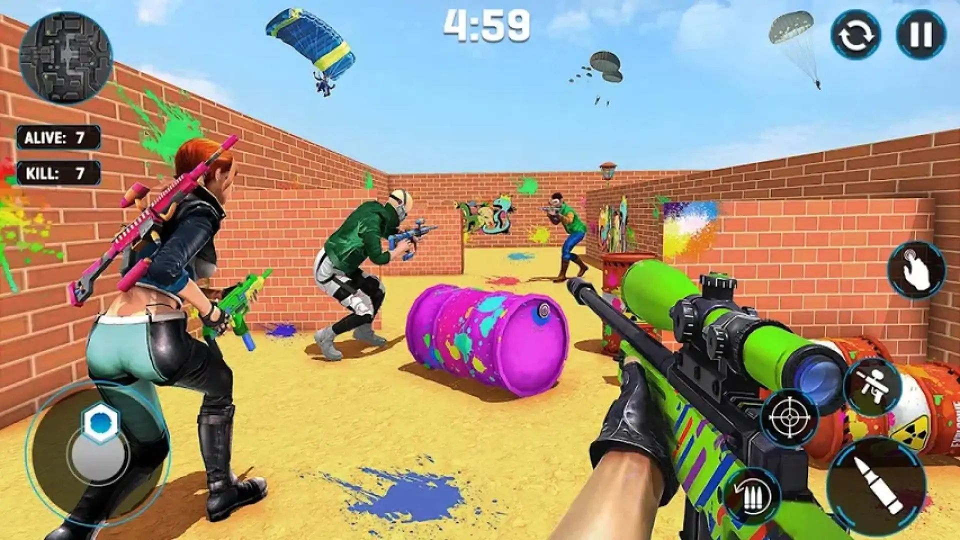 彩弹枪射击游戏3D