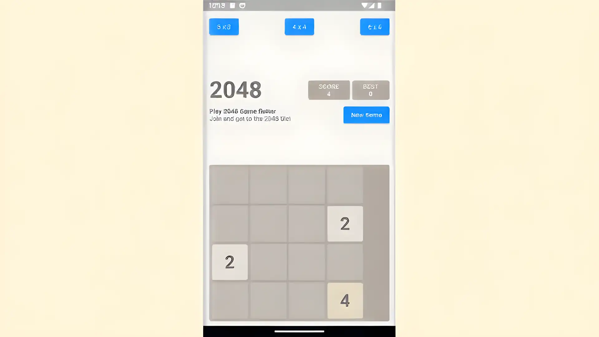 游戏：2048
