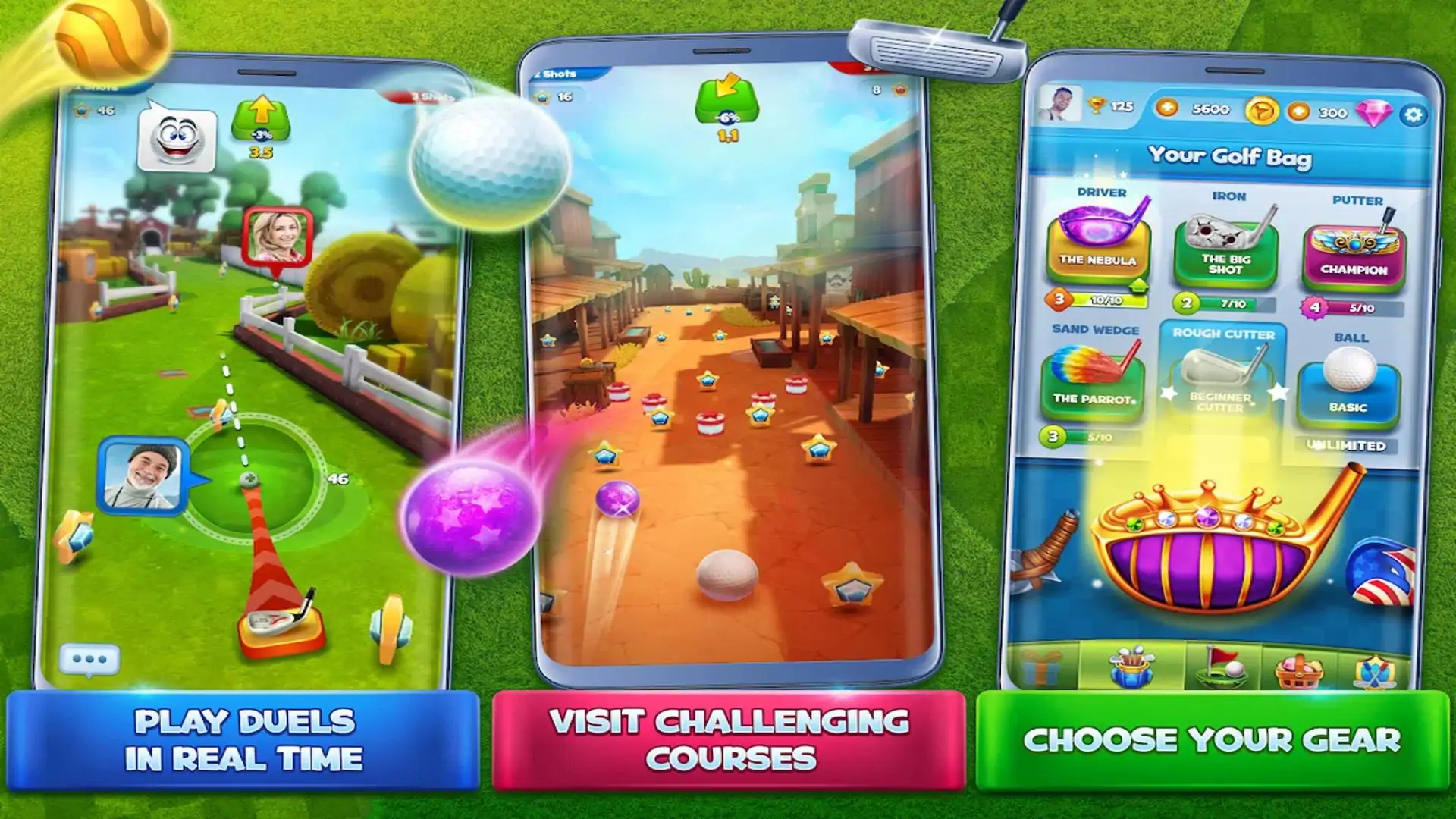 GolfRush:迷你高尔夫游戏。高尔夫模拟器2019