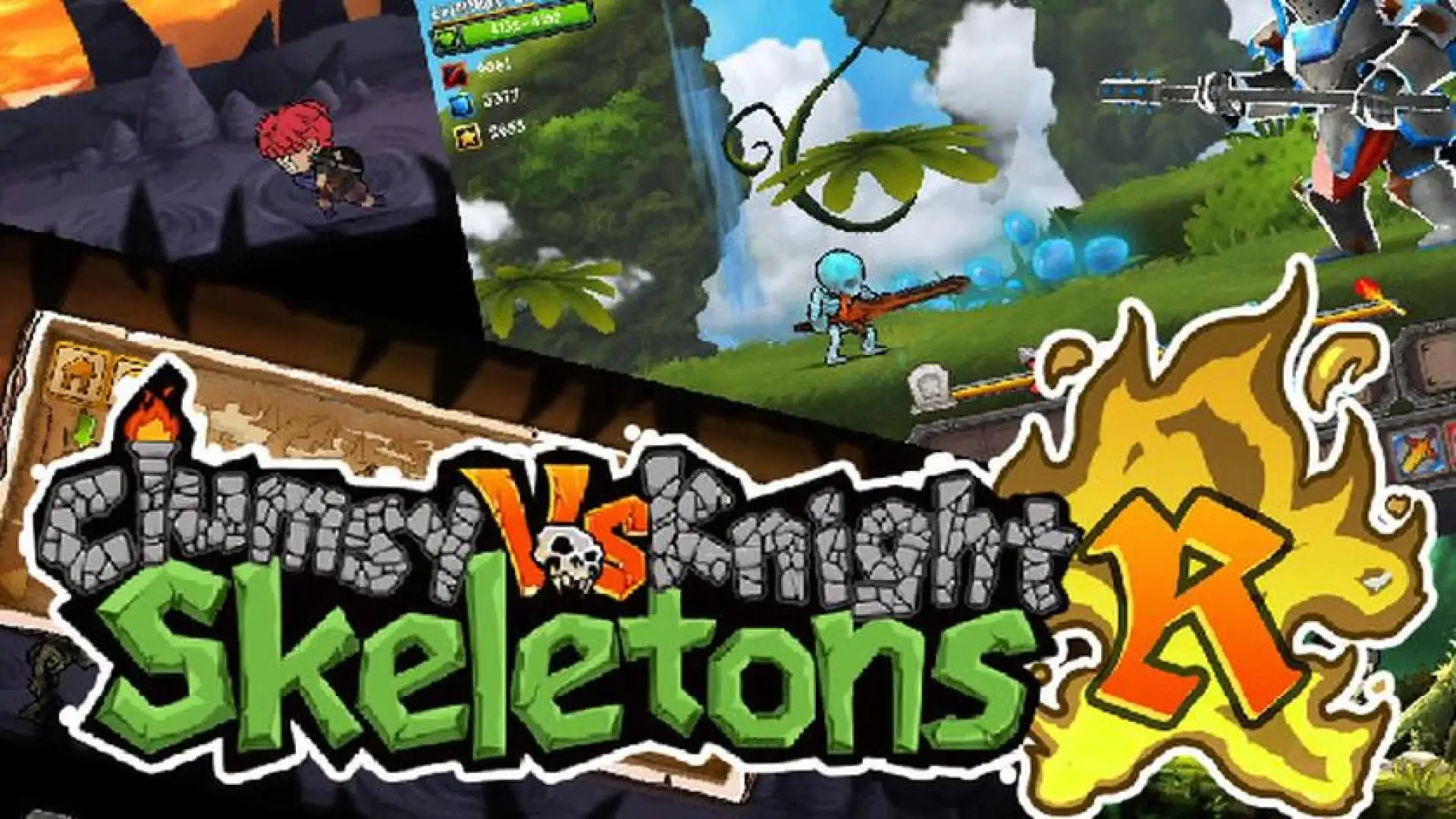 Clumsy Knight Vs. Skeleton Remastered