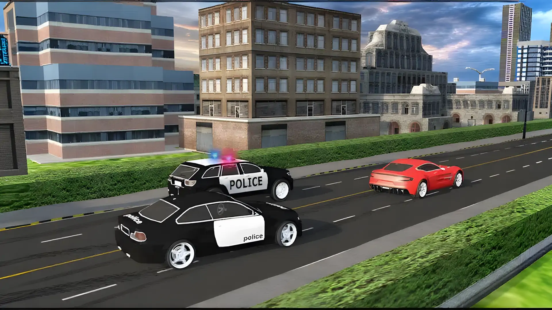 犯罪城警车追逐：赛车模拟器18