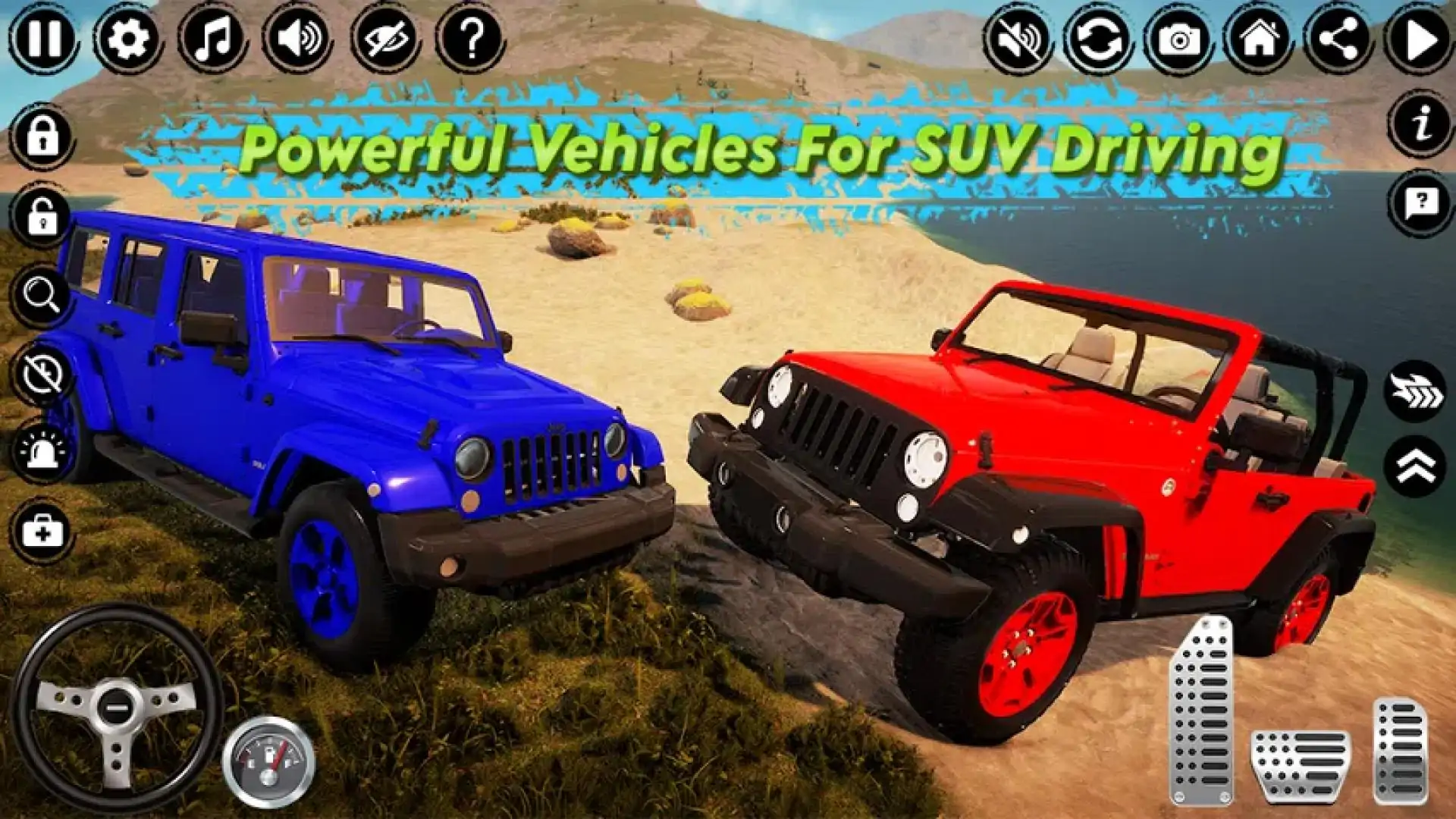 越野SUV驾驶：4x4游戏
