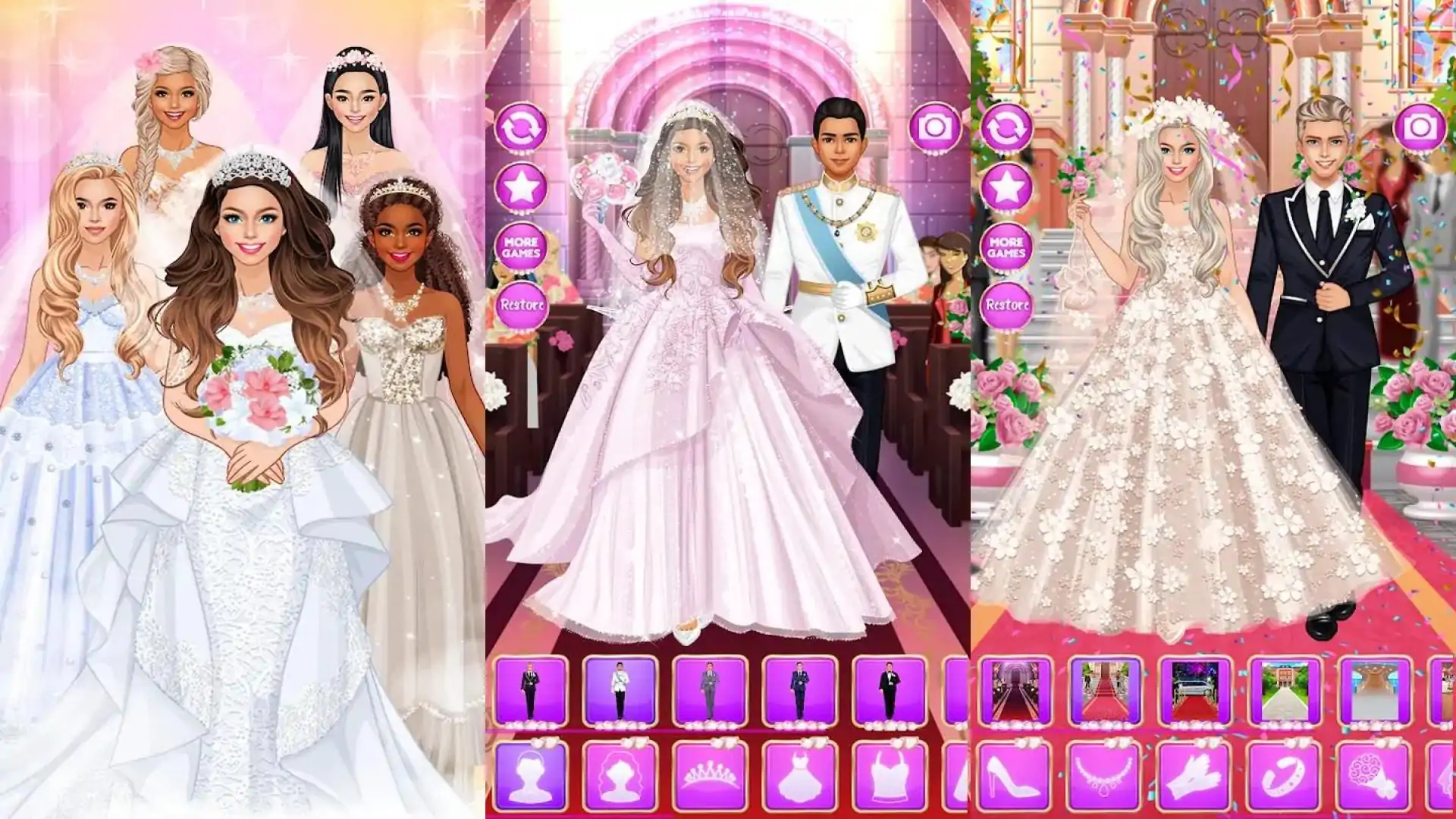 富翁婚礼——幸运新娘的装扮游戏