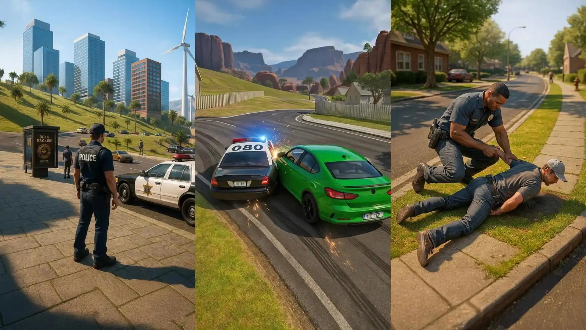 警察值班模拟器致电911