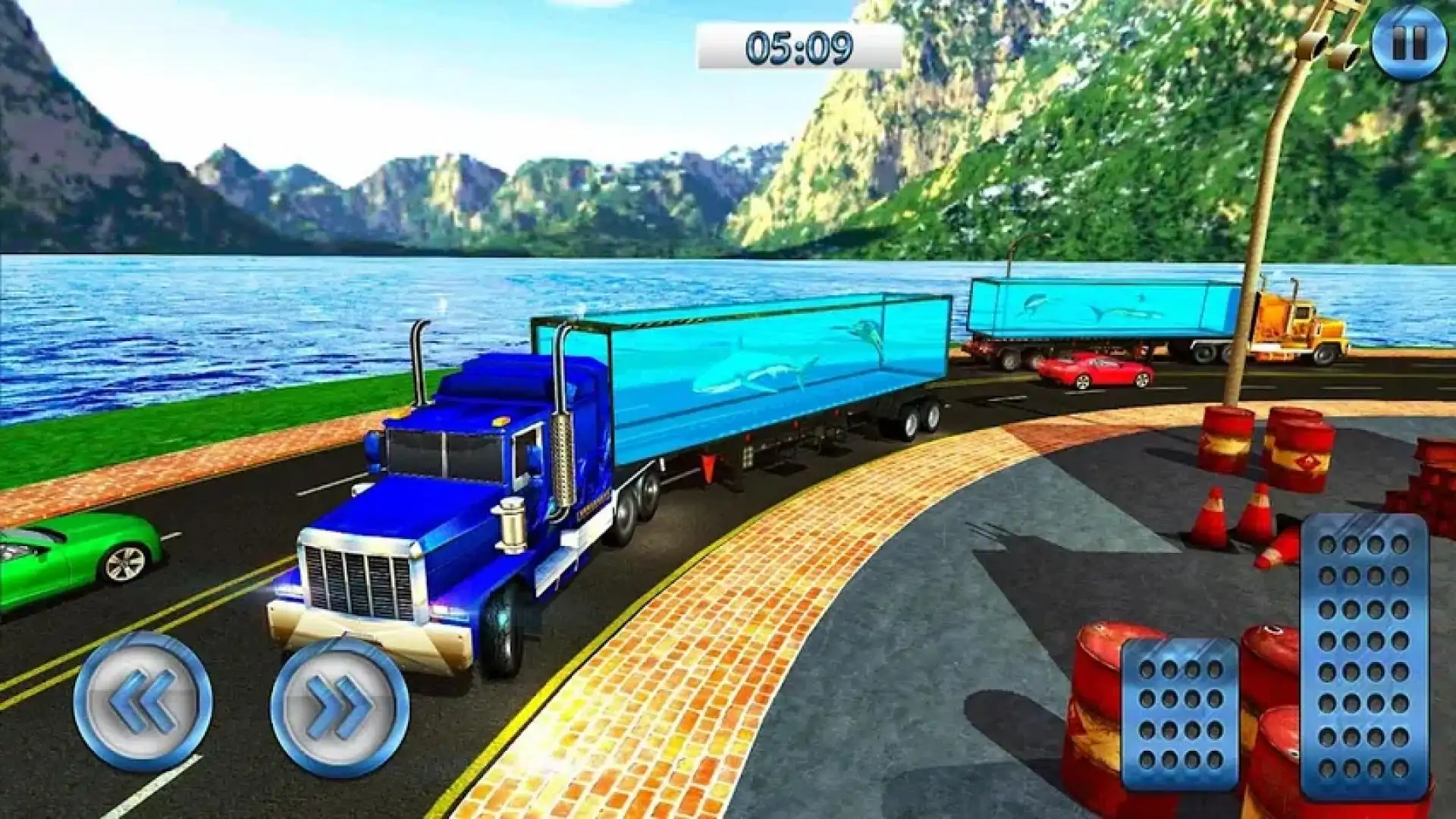 海洋动物运输车