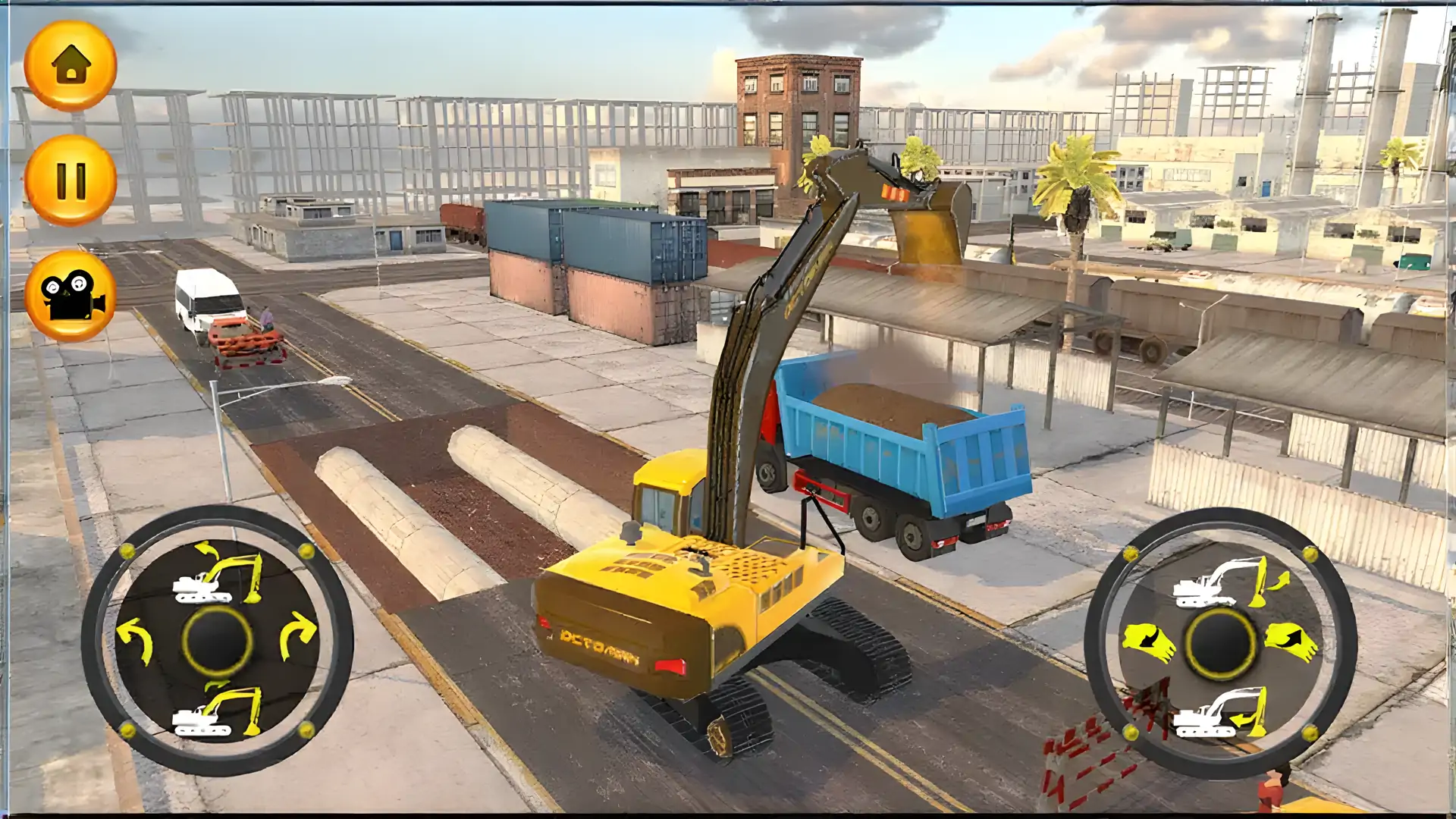 JCB重型挖掘机模拟器
