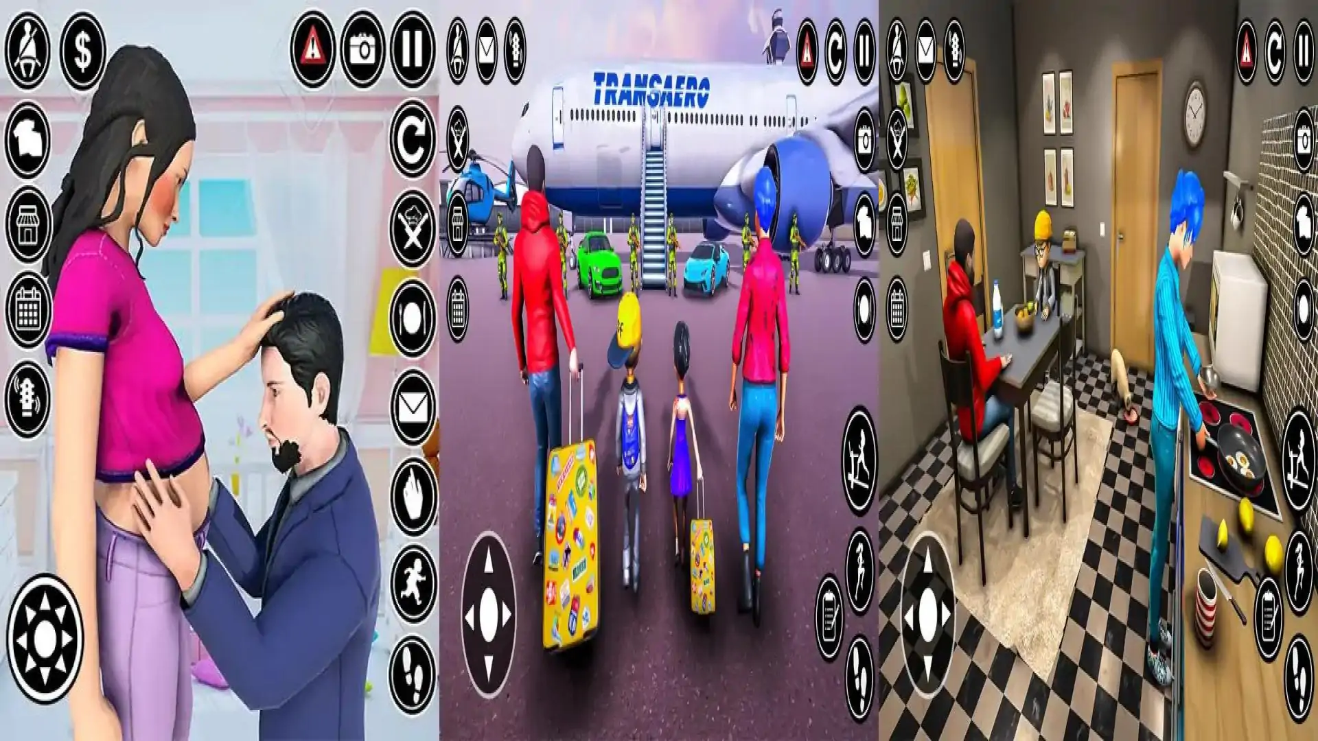 动漫虚拟单身母亲3D