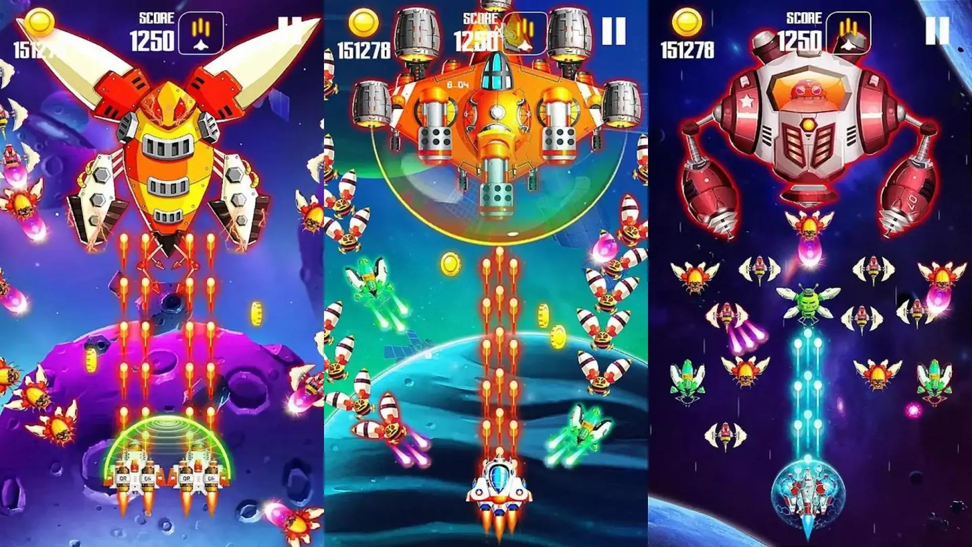 银河攻击：太空射手