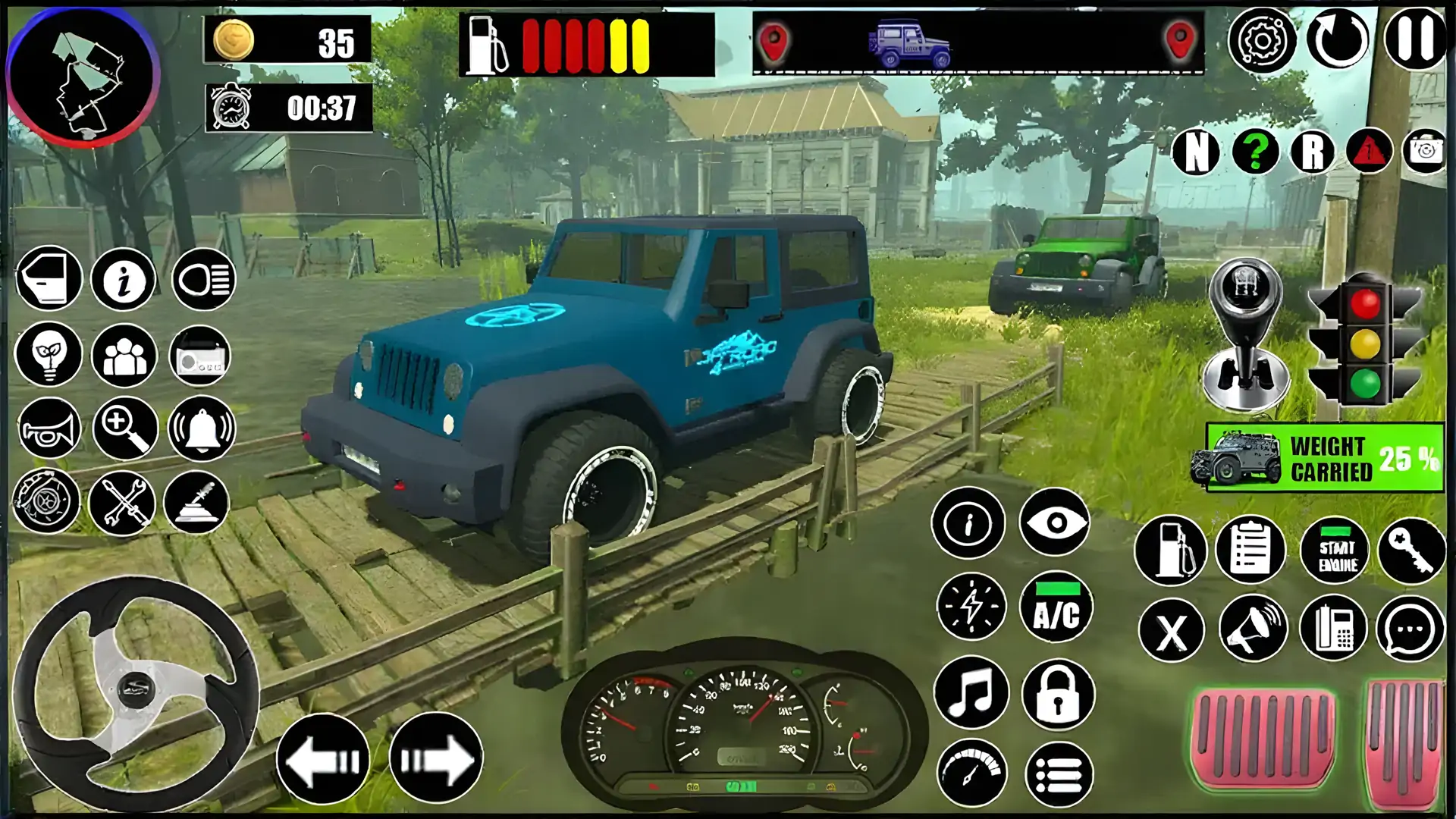 4x4爬山汽车游戏