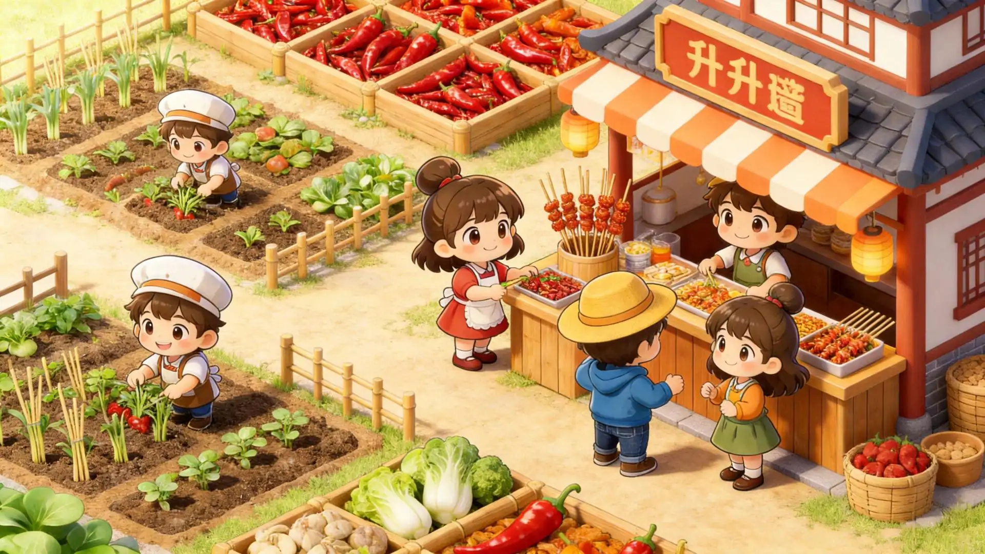 开局钵钵鸡，狂开整条街