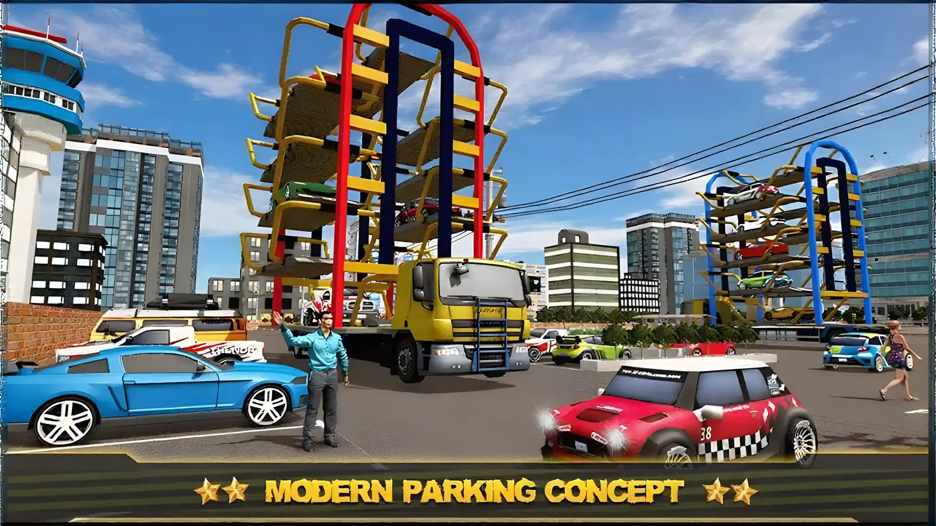 智能停车场3D模拟器
