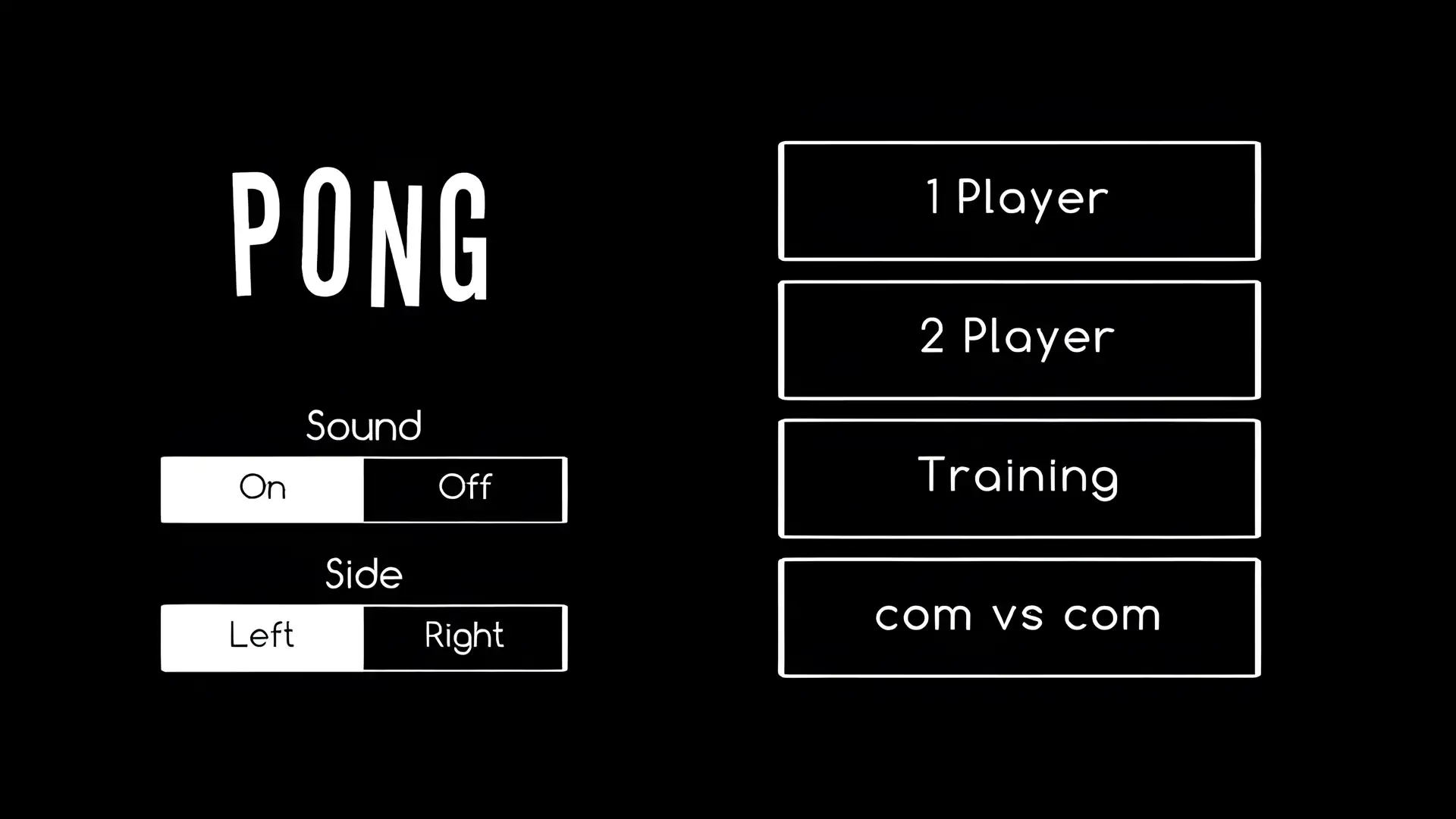 Pong-街机经典