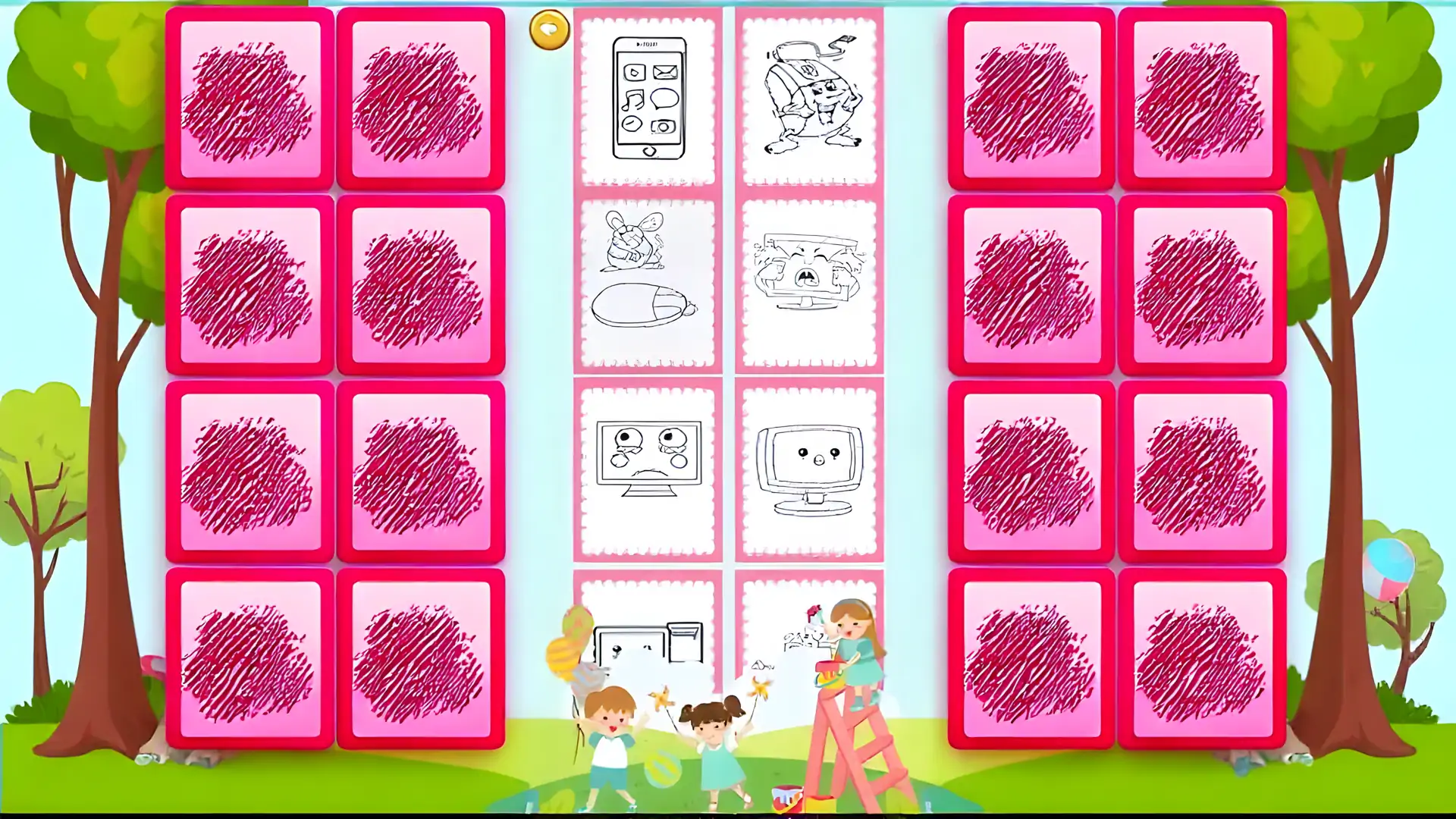 绘图闪光笔记本电脑智能手机着色书