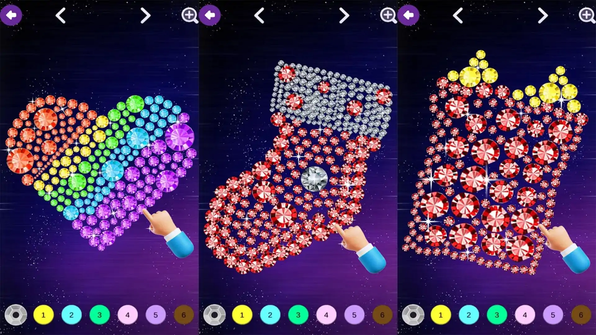 ASMR钻石颜料和色彩艺术