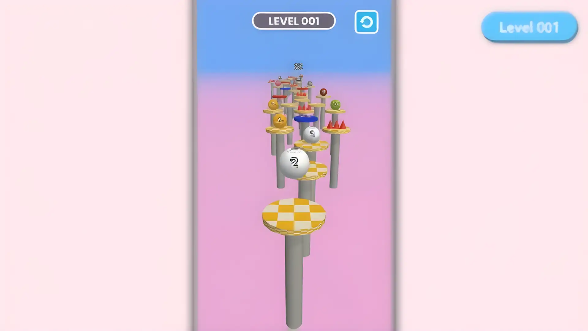 弹跳球2048