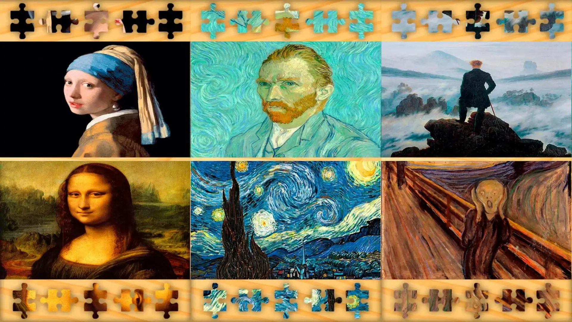 艺术拼图拼图游戏