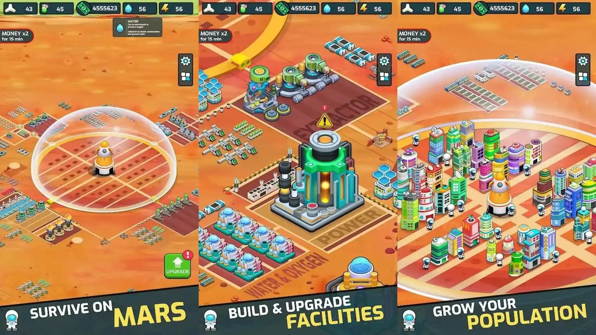 火星殖民地 - 放置建造者