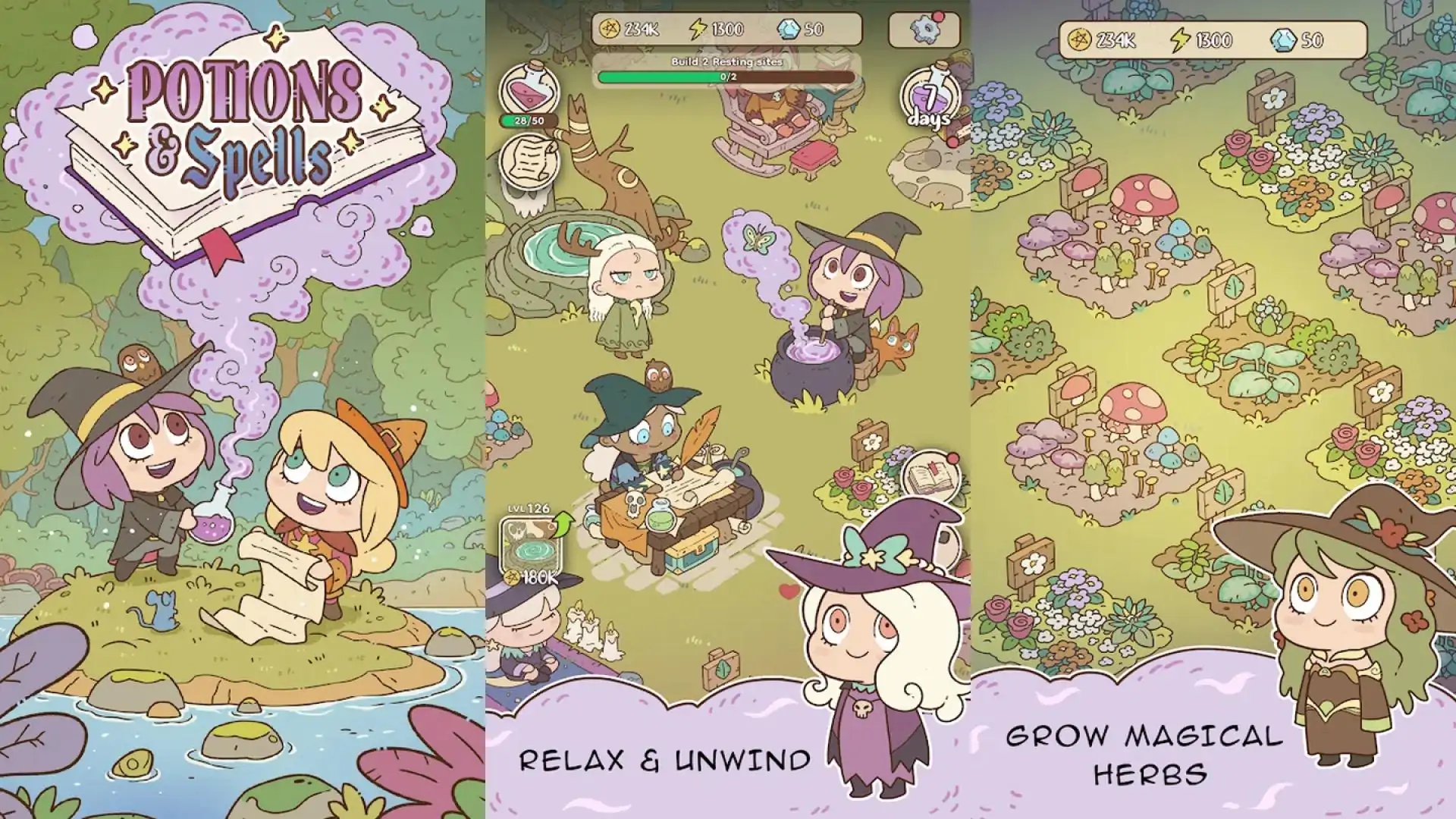 女巫魔法小屋:闲置冒险
