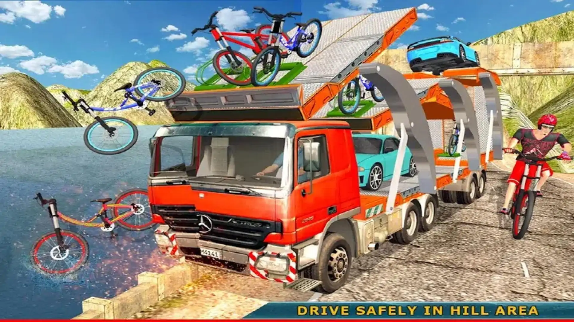 货物直升机BMX自行车2018：断路器游戏