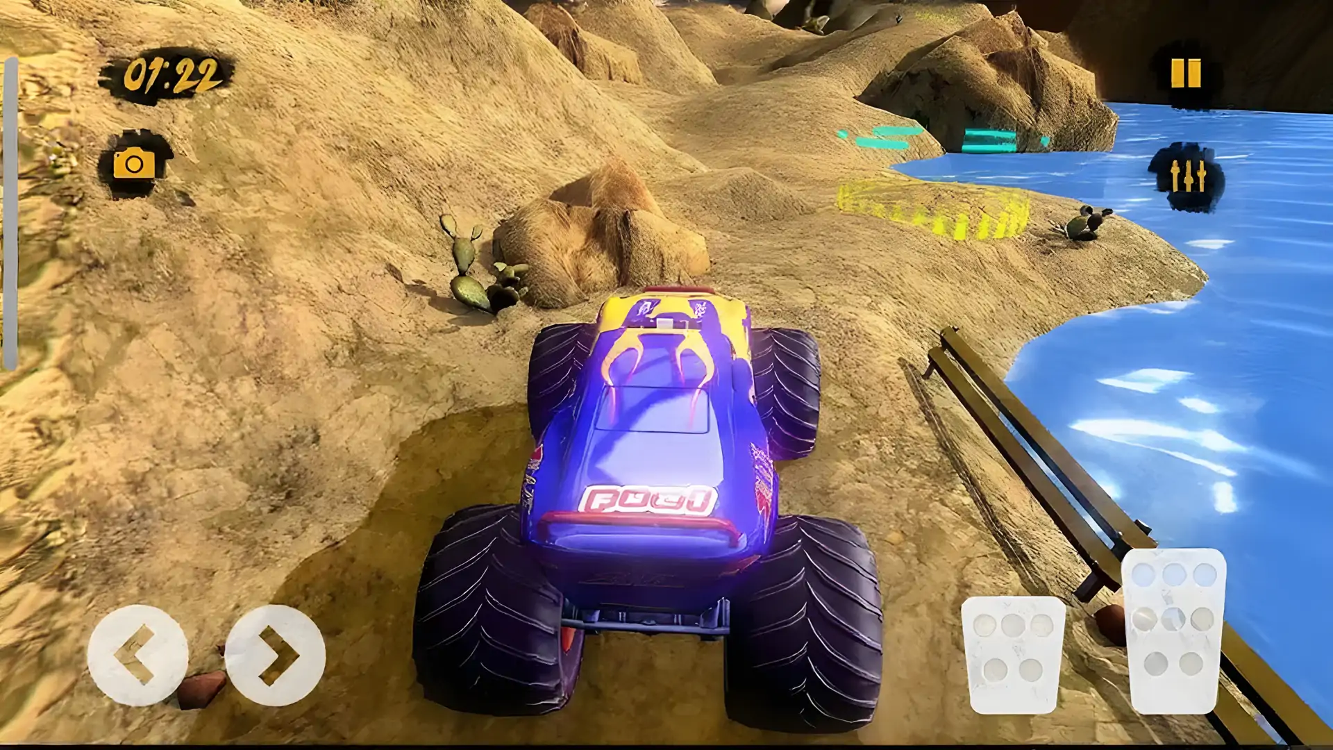 疯狂的怪物：越野公路漂移特技传奇3D