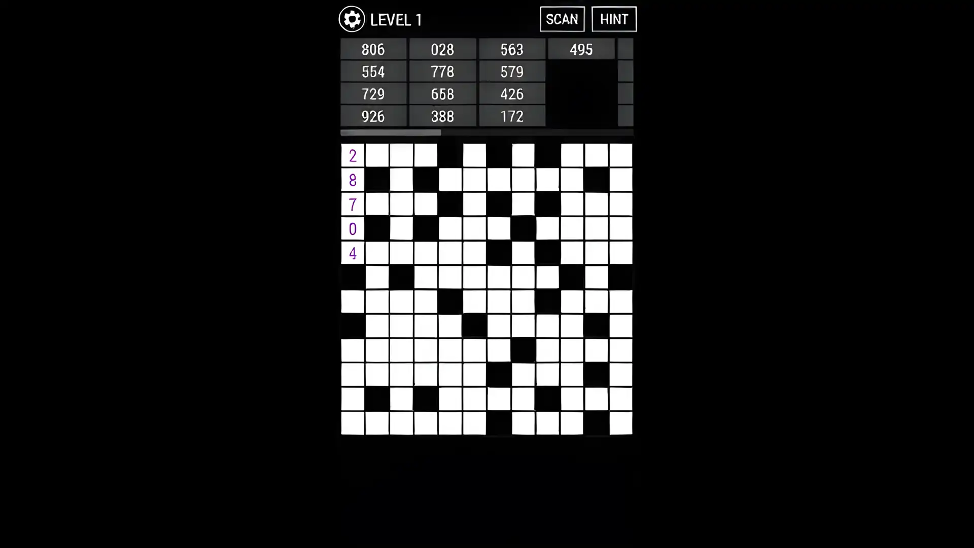 数字填字游戏