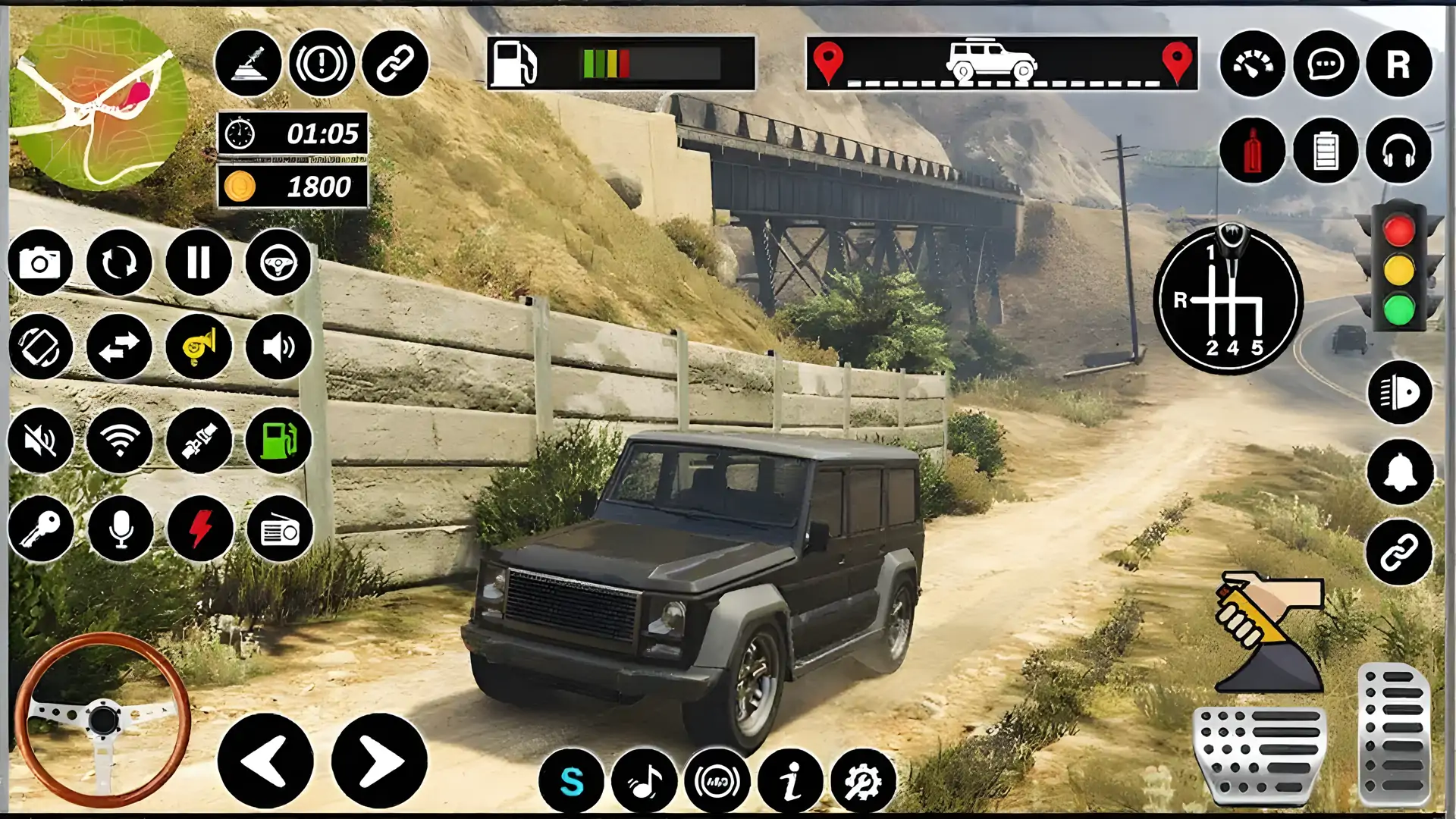 4x4SUV越野吉普车驾驶