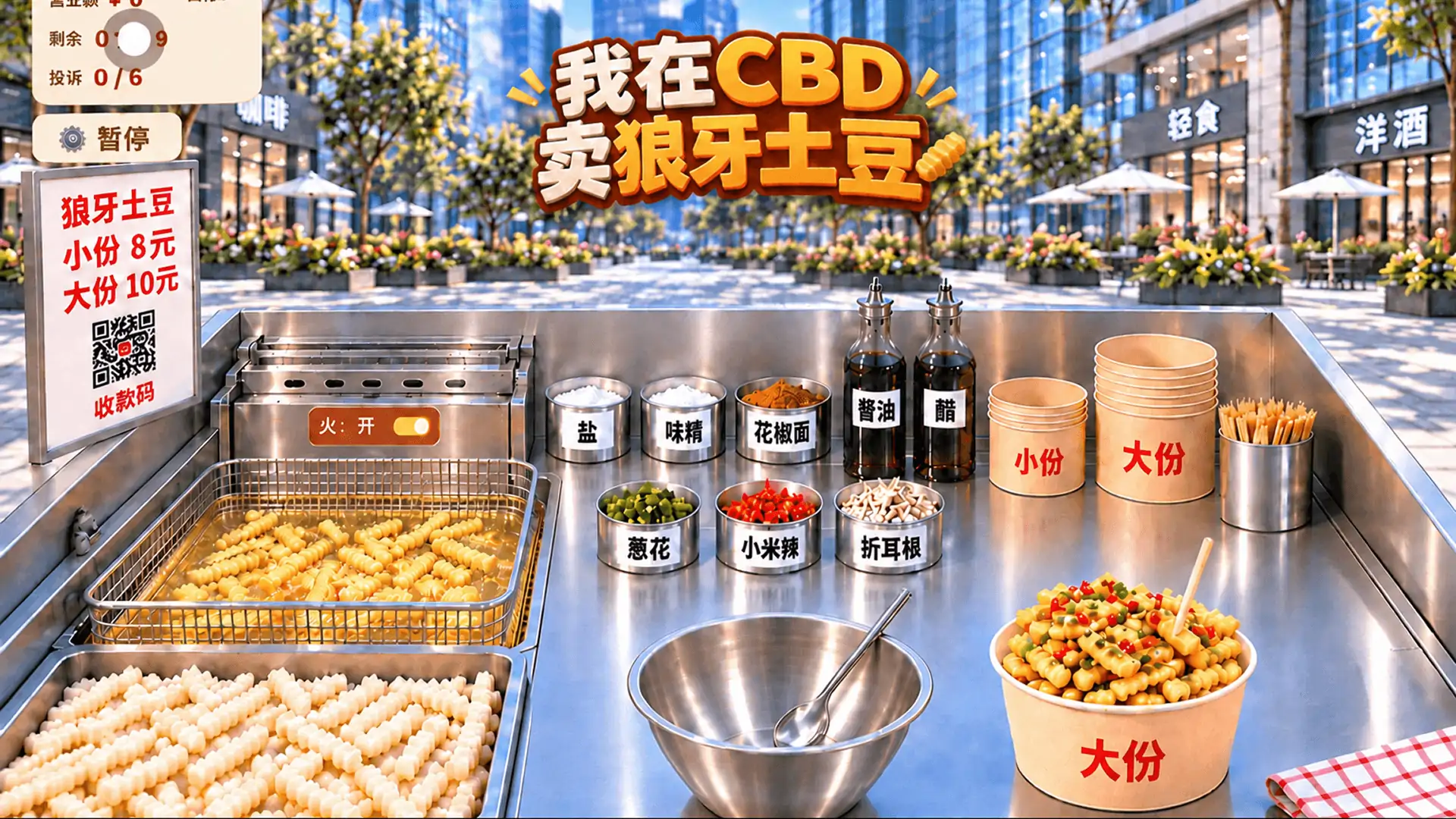 我在CBD卖狼牙土豆