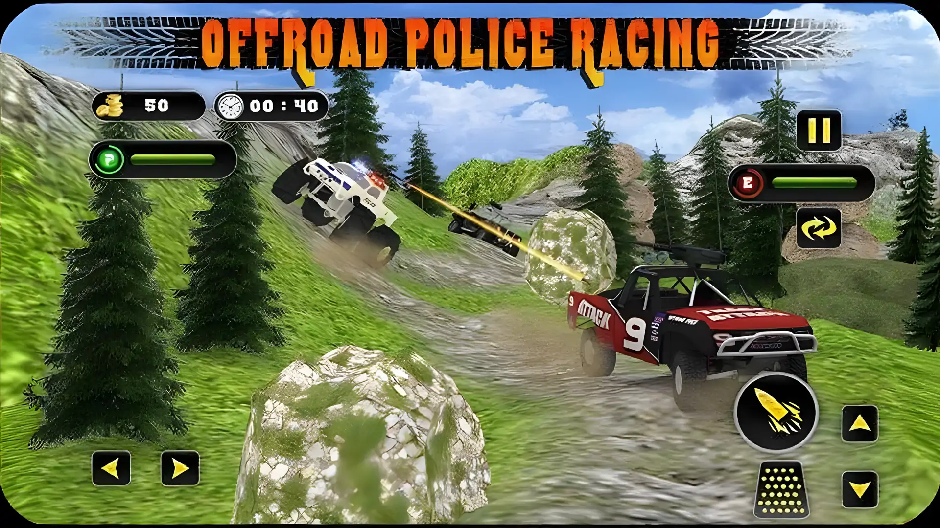 警察越野大通卡车