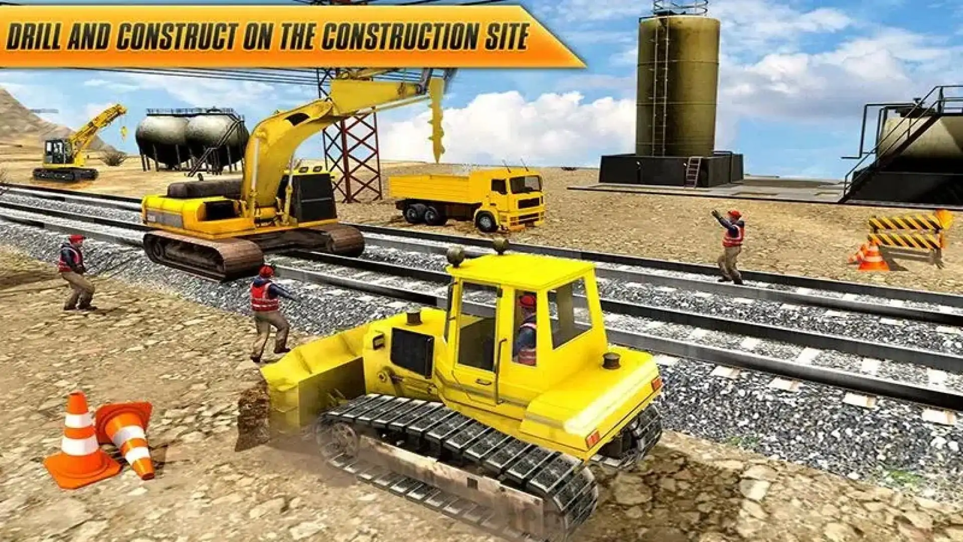 火车隧道建设游戏