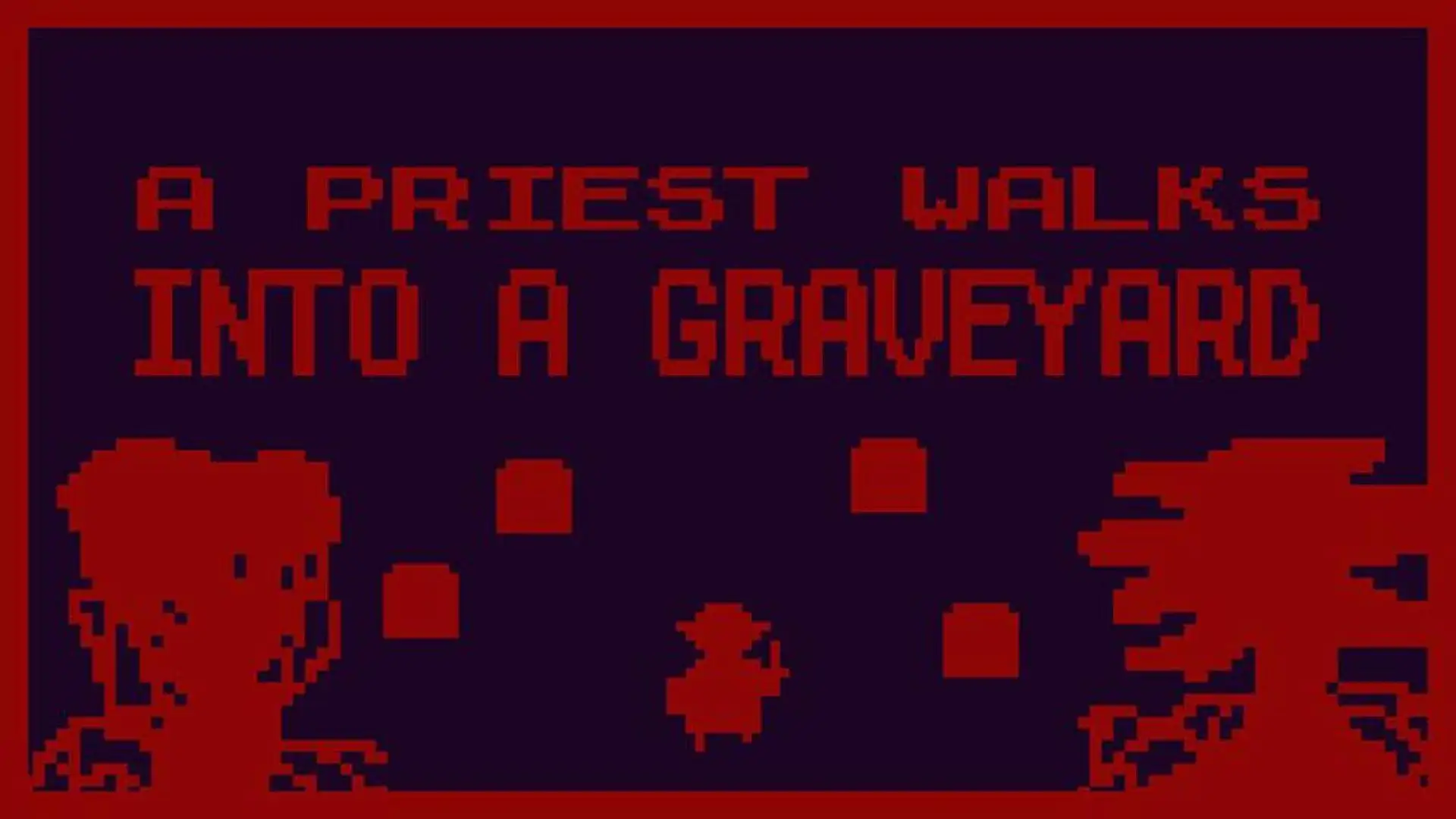 A Priest Walks Into a Graveyard