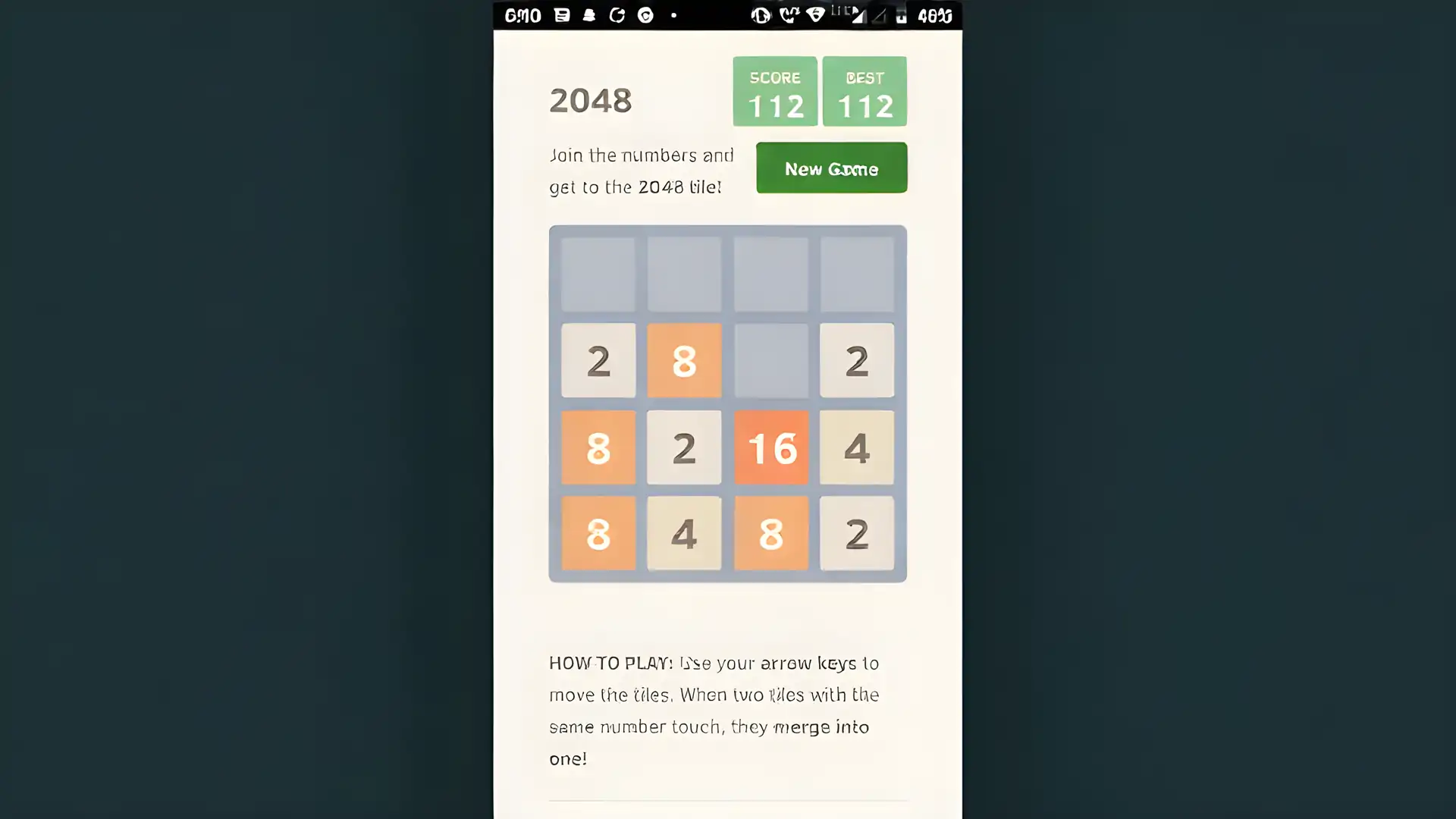 2048游戏