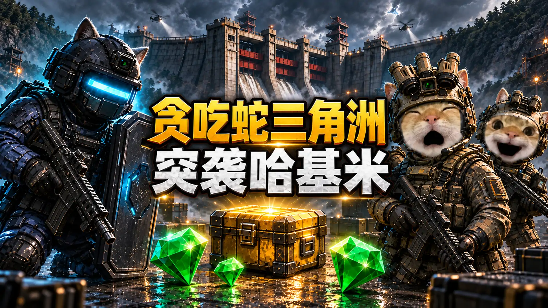 贪吃蛇三角洲-突袭哈基米（自制）