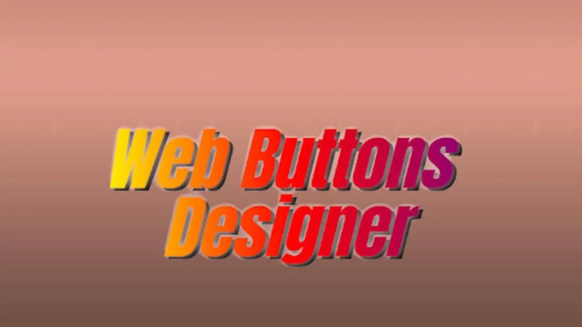 Web Buttons Designer