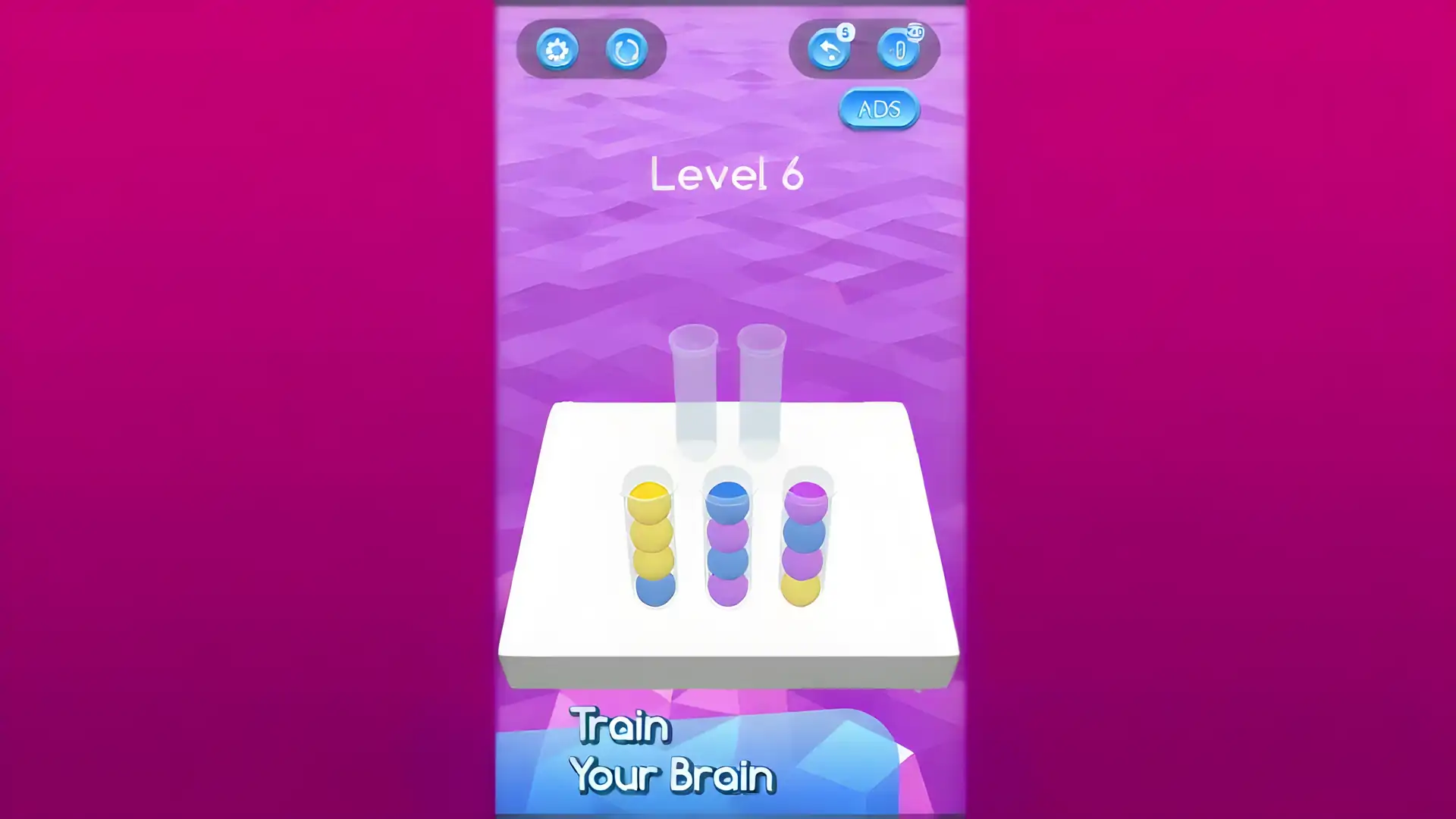 BallSortPuzzle3D：排序游戏