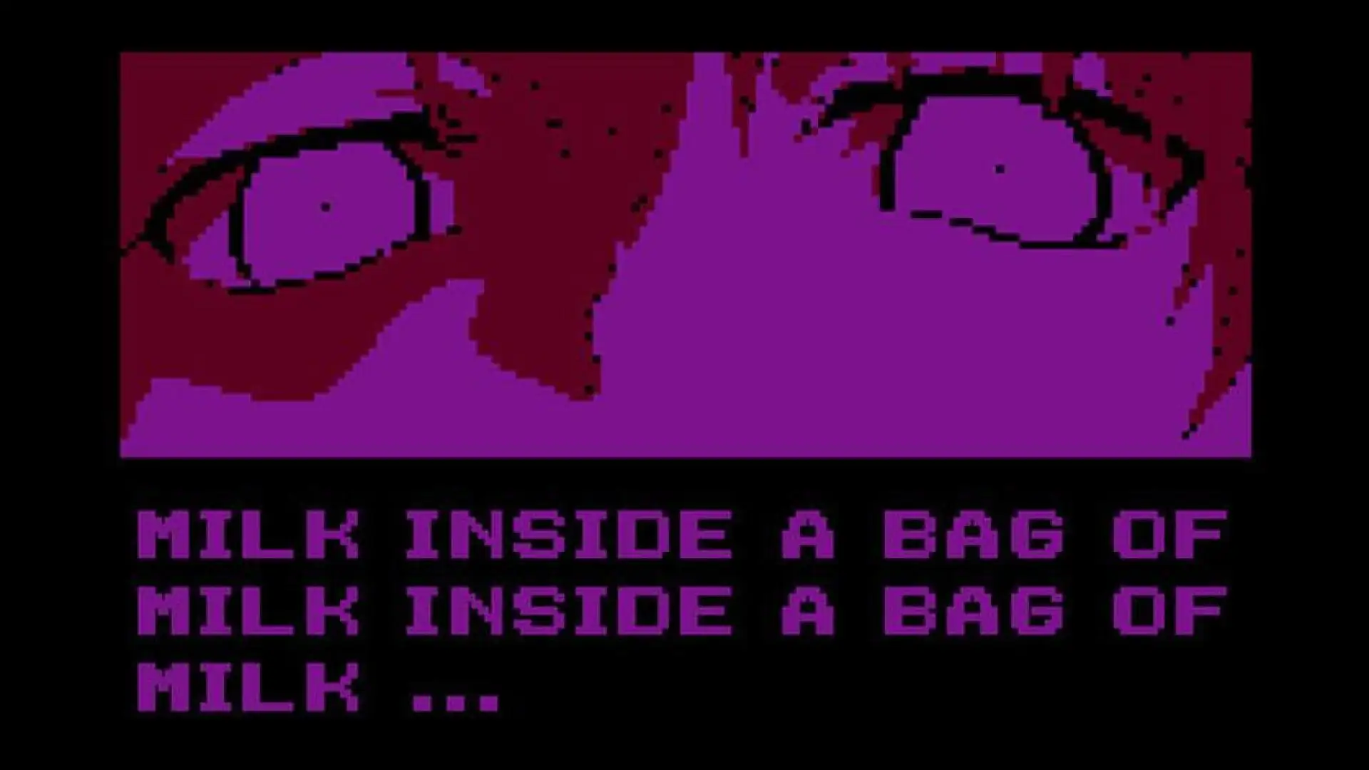 Milk inside a bag of milk inside a bag of milk
