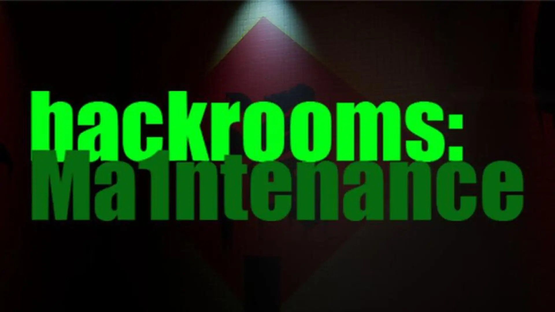 后室:维修工(Backrooms: Maintenance)