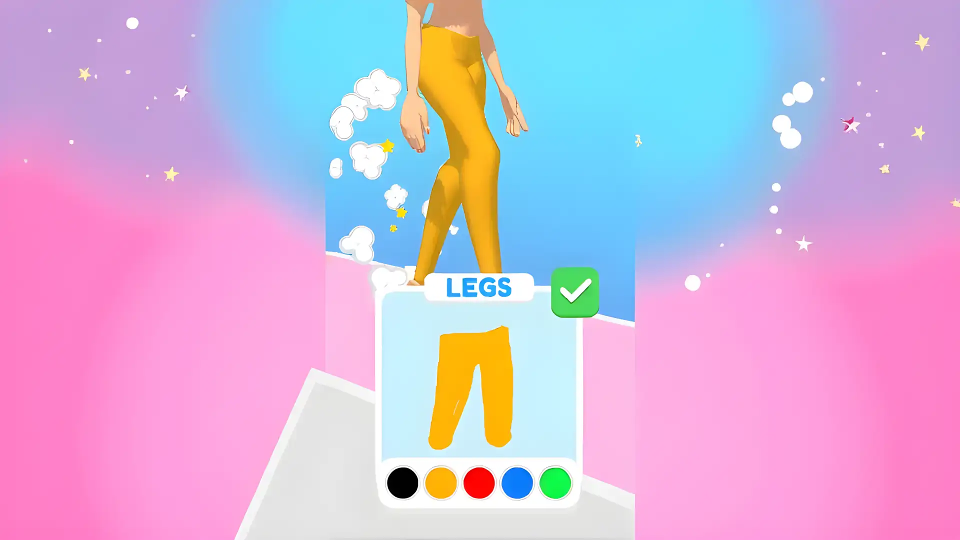 画连衣裙