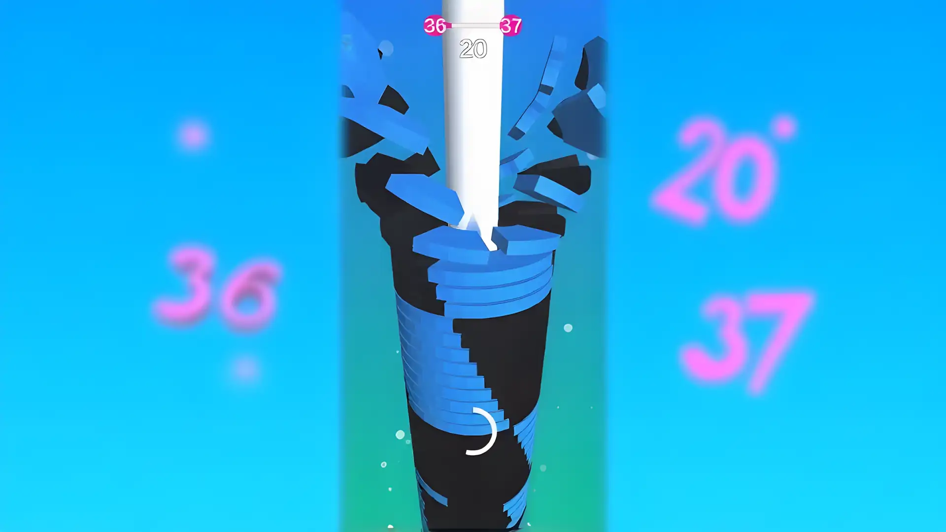 螺旋粉碎爆炸3D