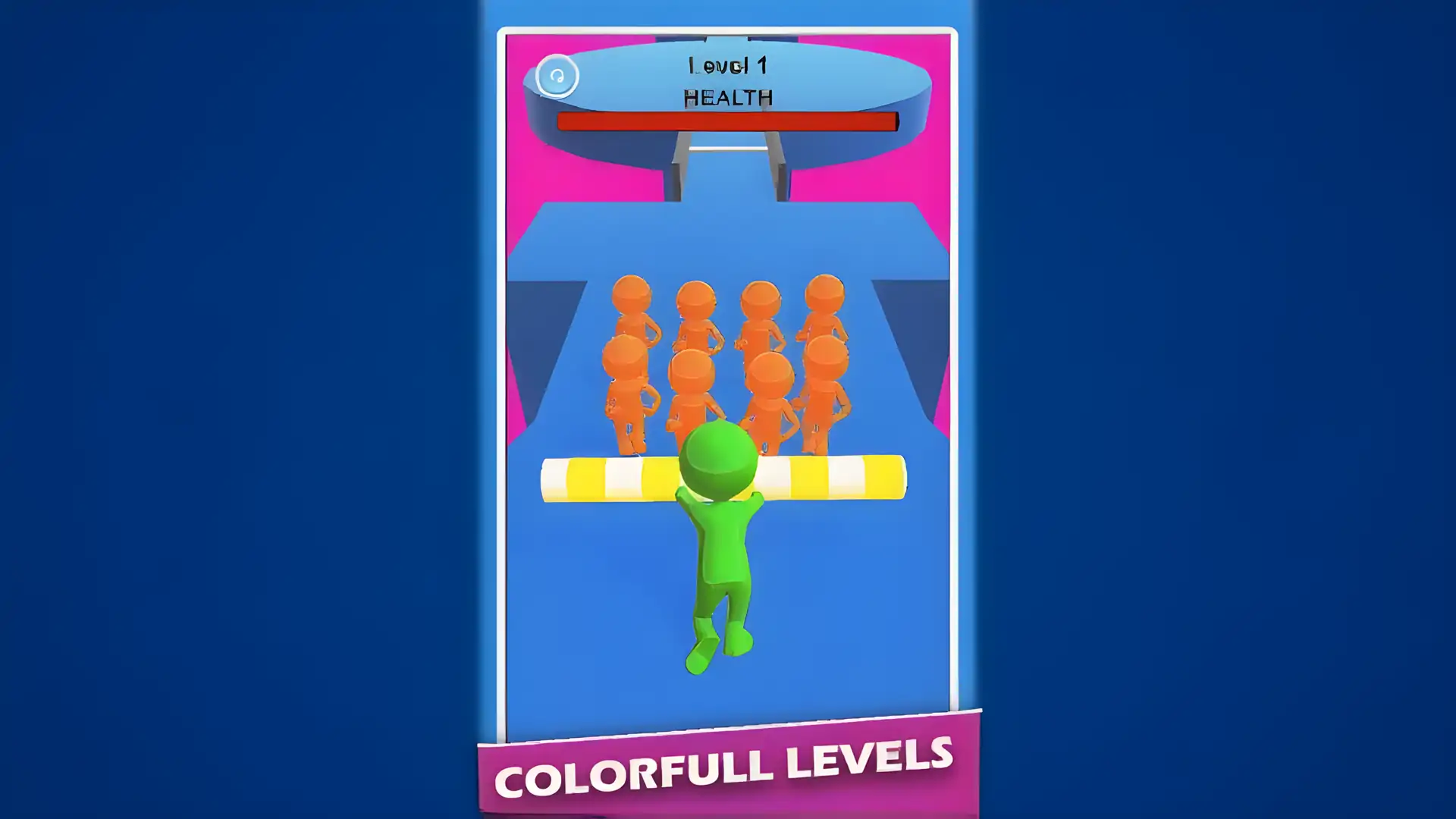 Pushthoseall3D人群游戏